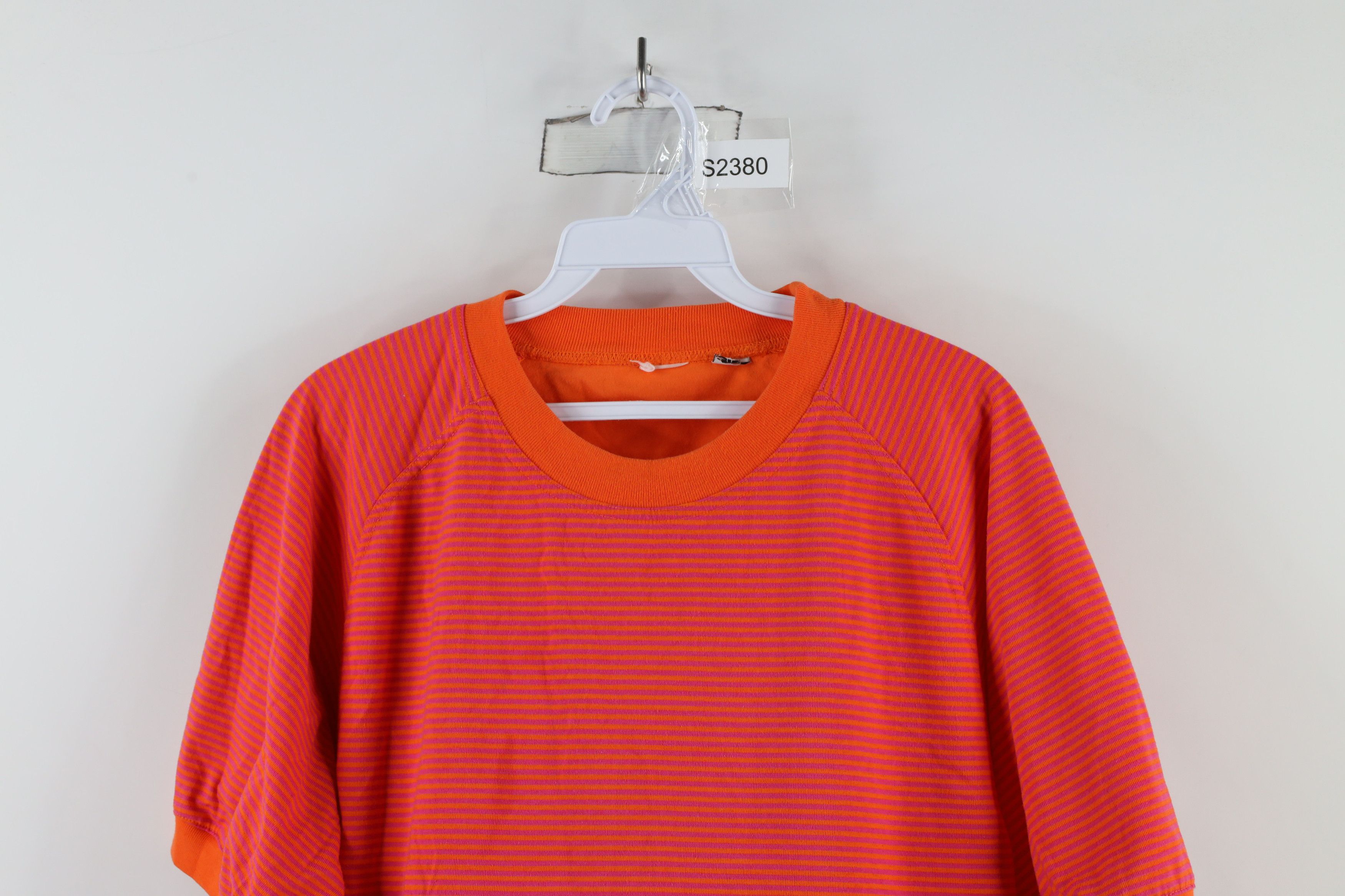 Vintage Vintage 90s Streetwear Striped Short Sleeve Ringer T-Shirt Size US L / EU 52-54 / 3 - 2 Thumbnail