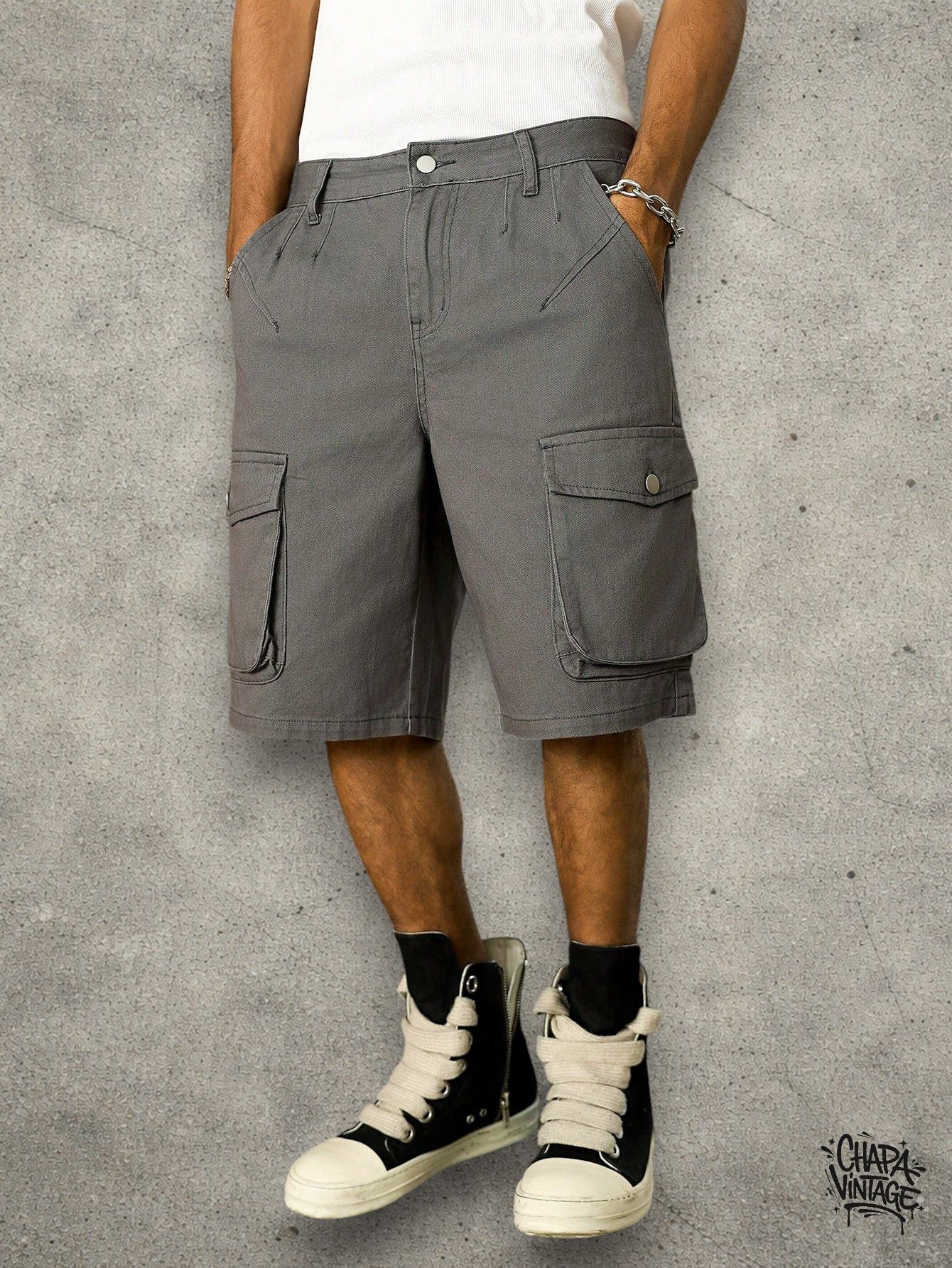 Vintage Opium cargo shorts Size US 32 / EU 48 - 4 Thumbnail