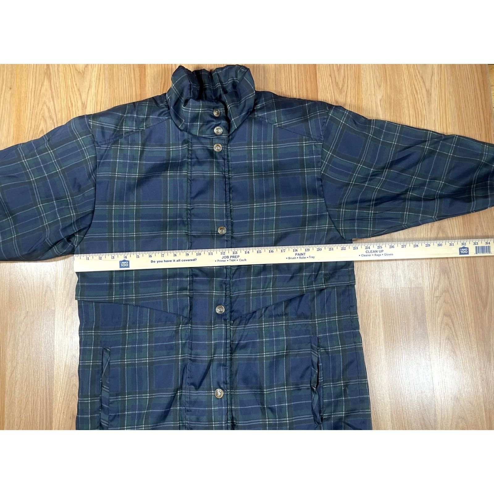 London Fog London Fog Jacket Coat Long Sleeve Plaid 3M Thinsulate Zip Liner Women Petite XS PS Pea Coat Multicolor Winter Mens Womens Girls Boys Size S / US 4 / IT 40 - 5 Thumbnail