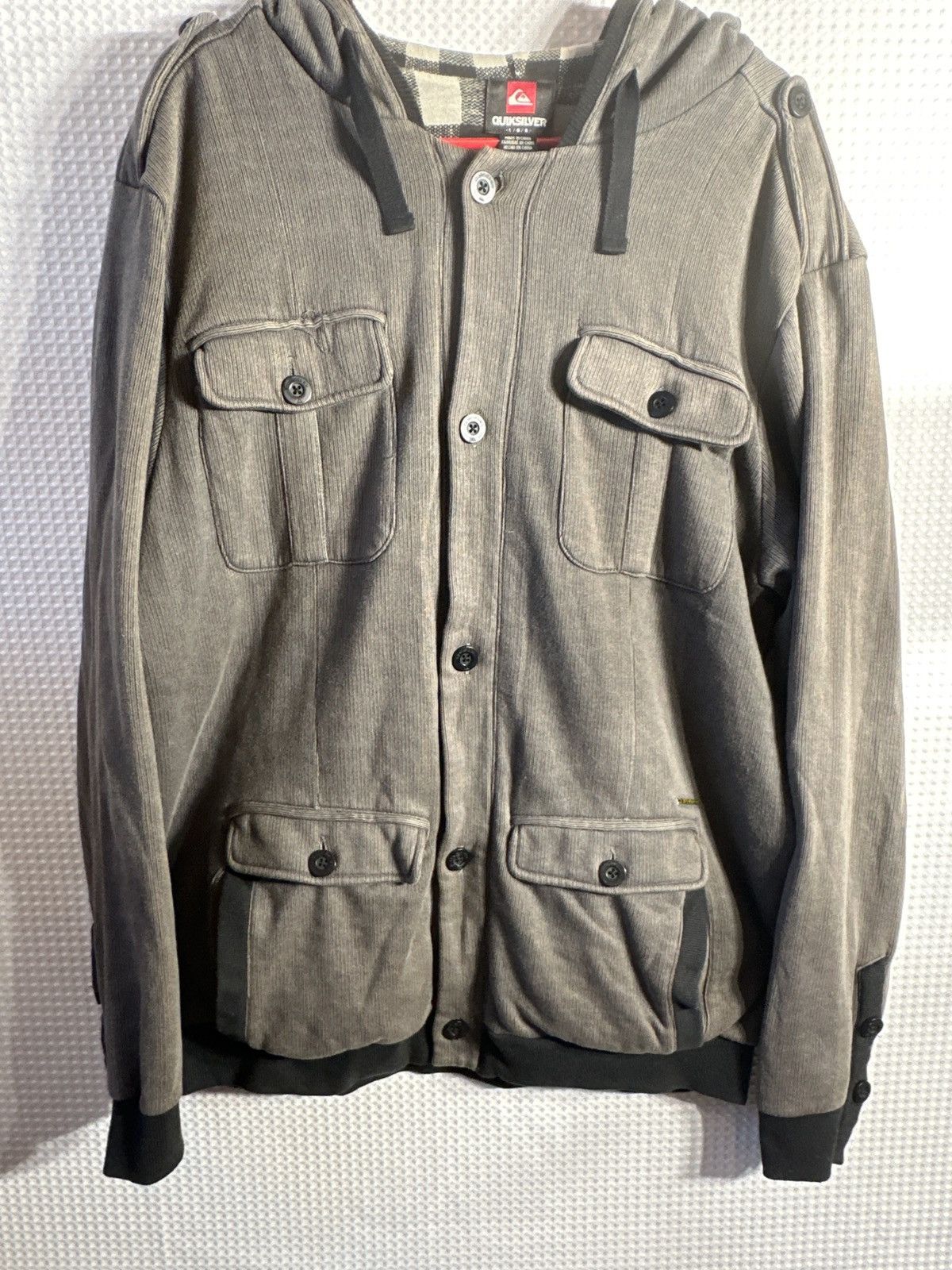 Quiksilver Quicksilver Buttoned hooded Jacket Size US L / EU 52-54 / 3 - 1 Thumbnail