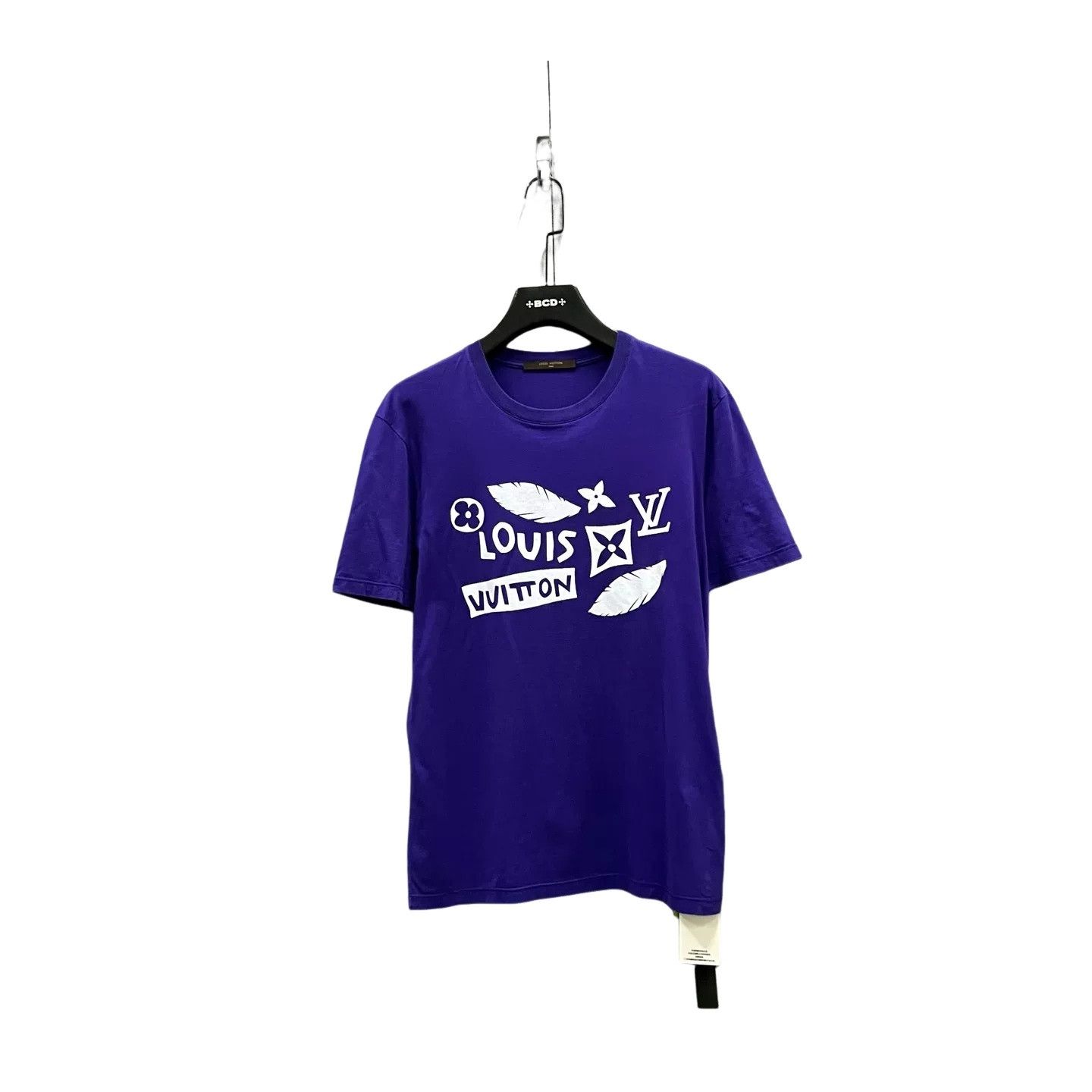 Louis Vuitton Louis Vuitton Feather Logo Graphic T-Shirt M Size US M / EU 48-50 / 2 - 1 Thumbnail