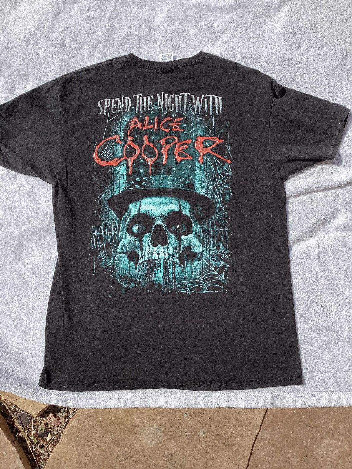 Band Tees × Delta × Vintage 2016 Spend the night with Alice Cooper 2 sided band T-shirt Size US L / EU 52-54 / 3 - 3 Thumbnail
