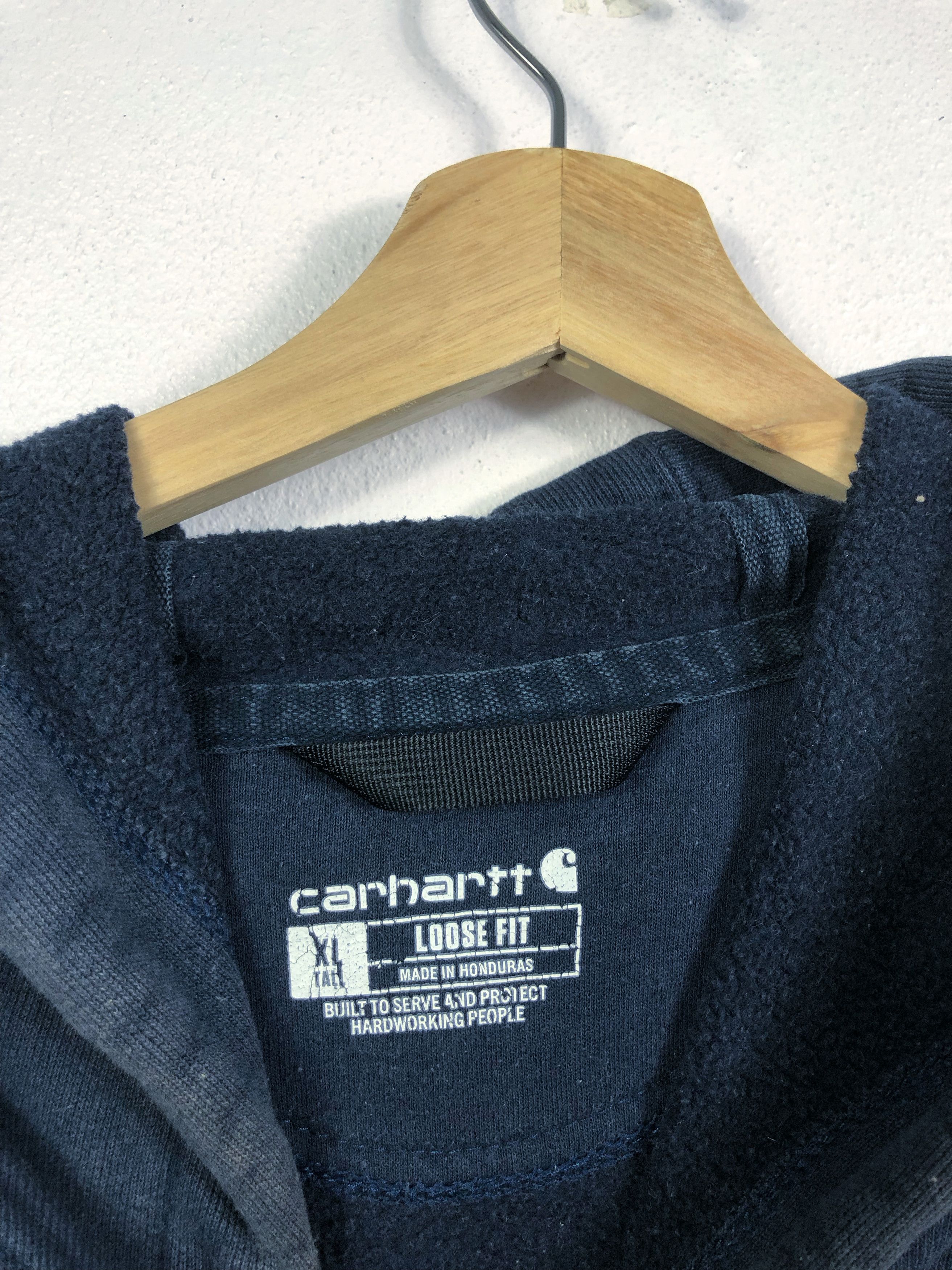 Carhartt Rare Carhartt Spellout Loose Fit Pullover Hoodie Size US XL / EU 56 / 4 - 8 Thumbnail