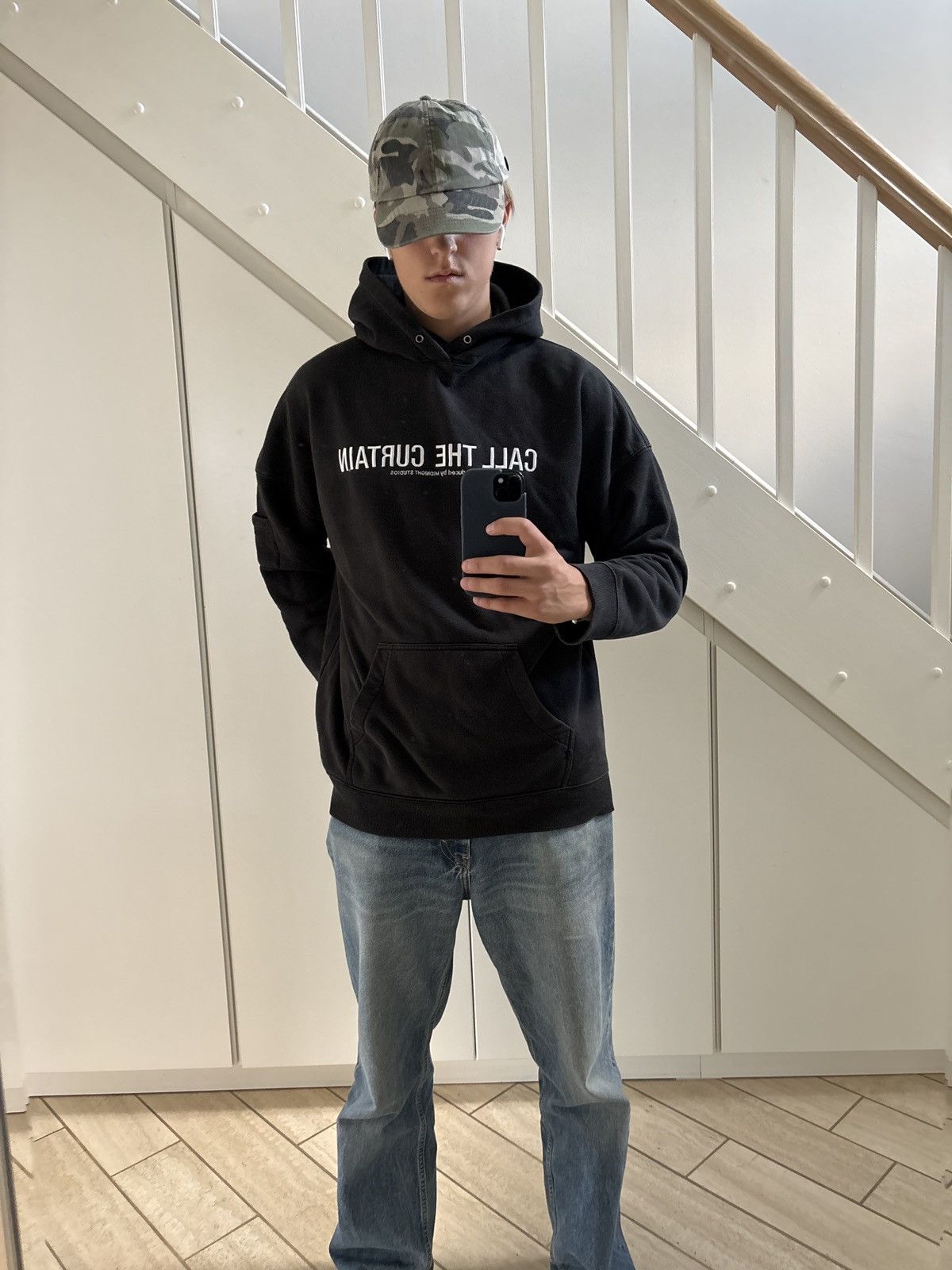 “Call the curtain” hoodie by Midnight studios