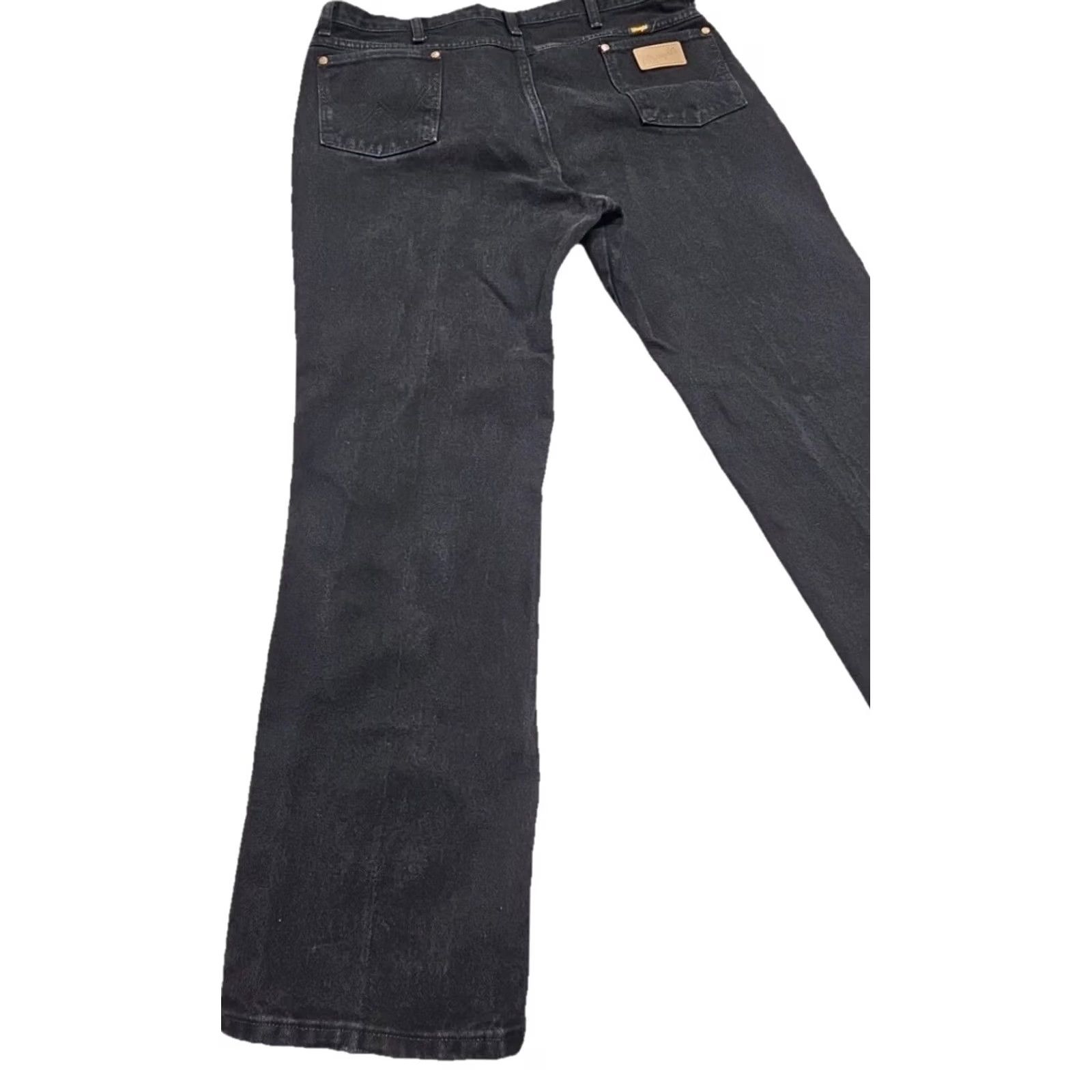 Wrangler Wrangler Cowboy Cut Slim Fit Jeans Mens 40x32 Black Western Denim USA Shirt? Size US 40 / EU 56 - 6 Thumbnail