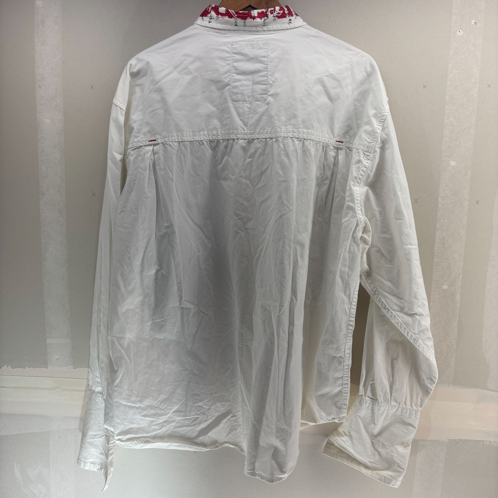 Makaveli TUPAC / MAKAVELI BRAND Vtg REMEMBER ME LYRICS French Cuff XL Size US XXL / EU 58 / 5 - 7 Thumbnail