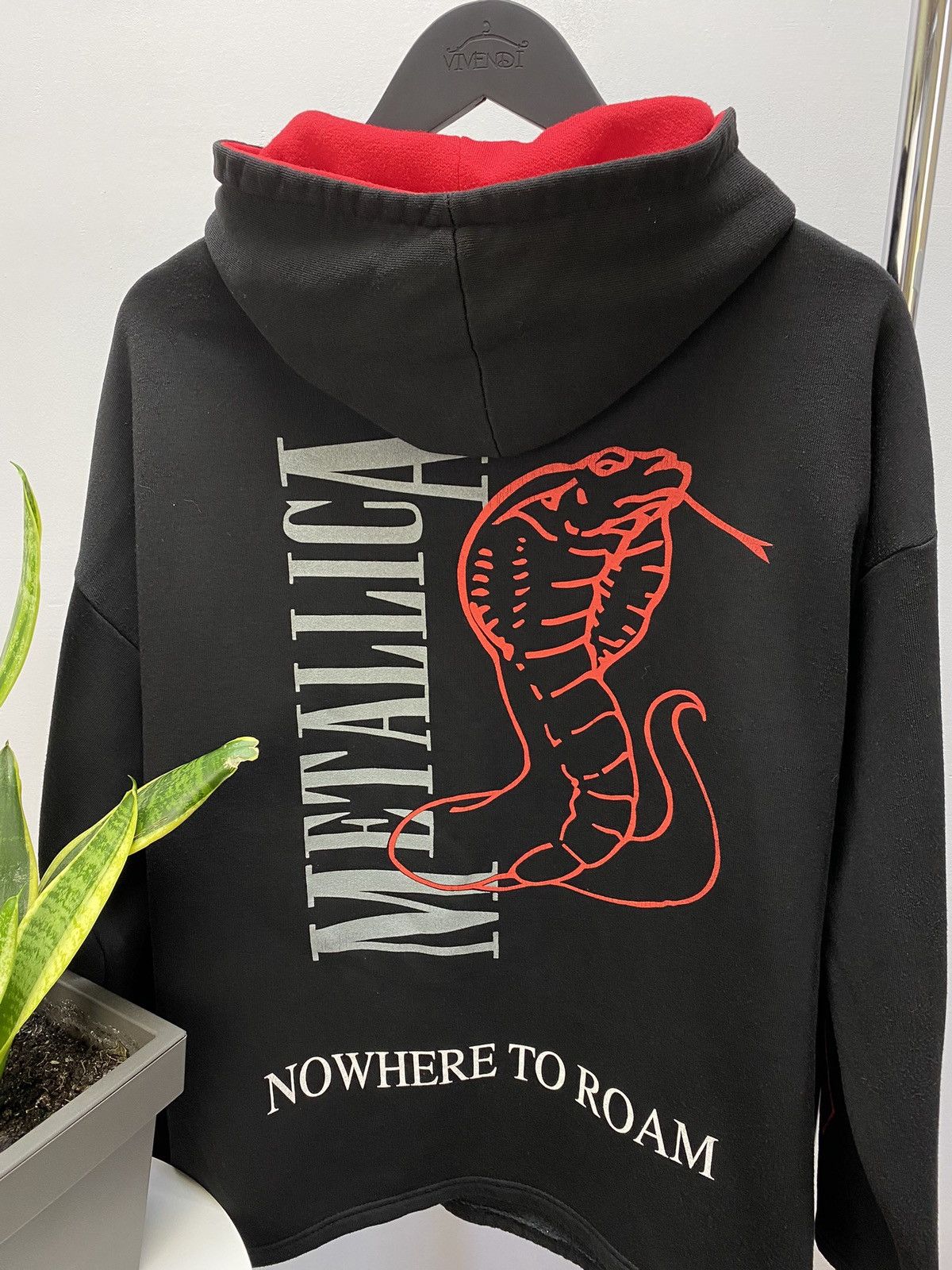 Band Tees × Metallica × Vintage Vintage 90s Metallica Nowhere Else To Roam Tour Hoodie Size US XL / EU 56 / 4 - 21 Thumbnail