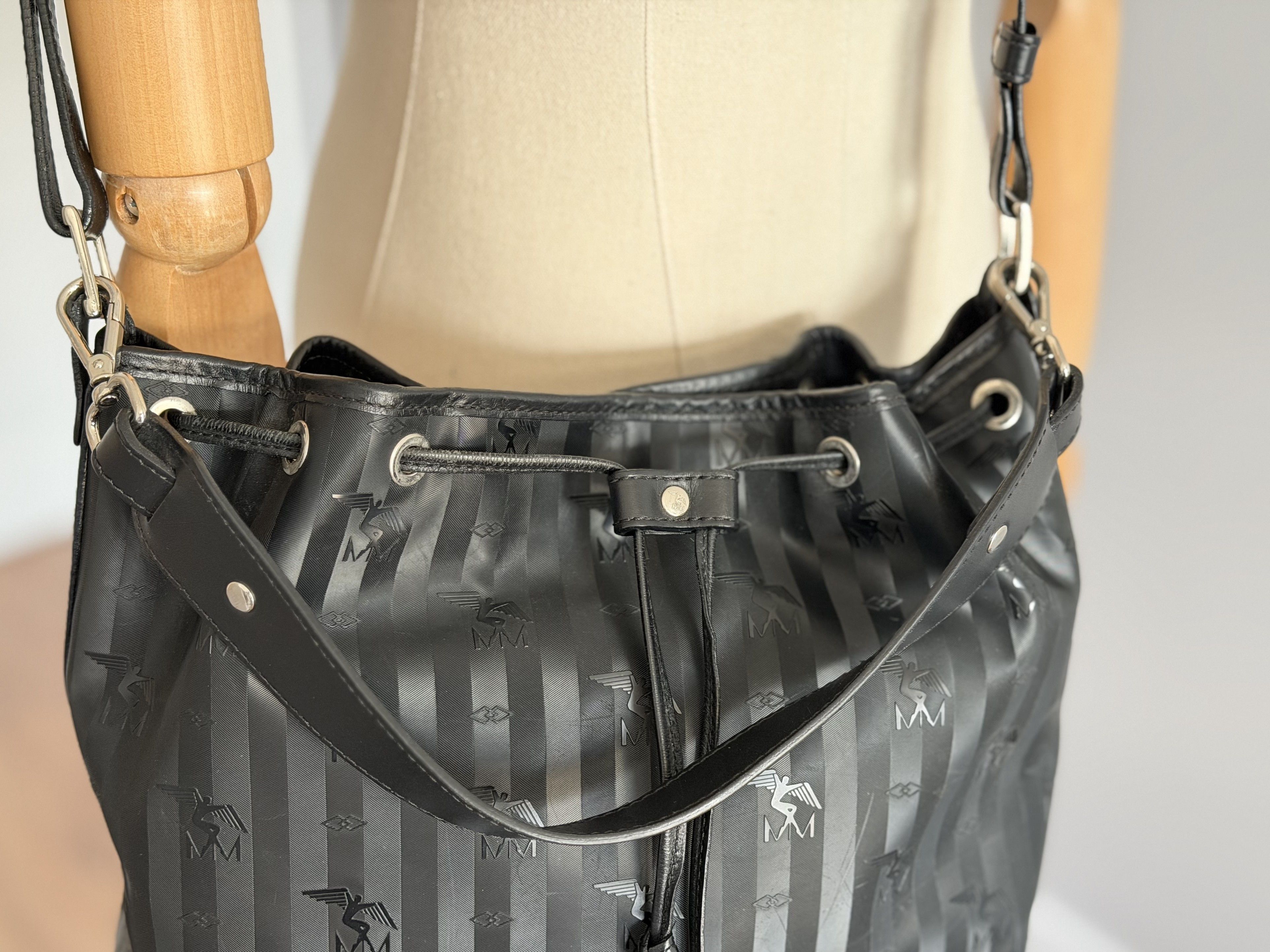 Maison Mollerus MAISON MOLLERUS Vinerus Sion Bucket Bag Canvas Luxury Brand Size ONE SIZE - 6 Thumbnail