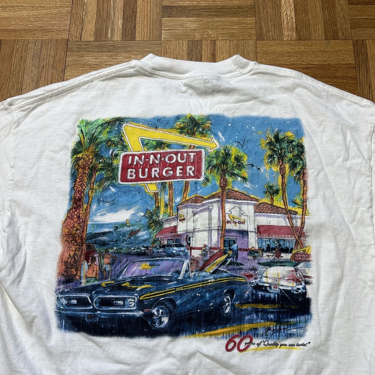 Hanes In N Out Burger tee Size US XL / EU 56 / 4 - 3 Thumbnail