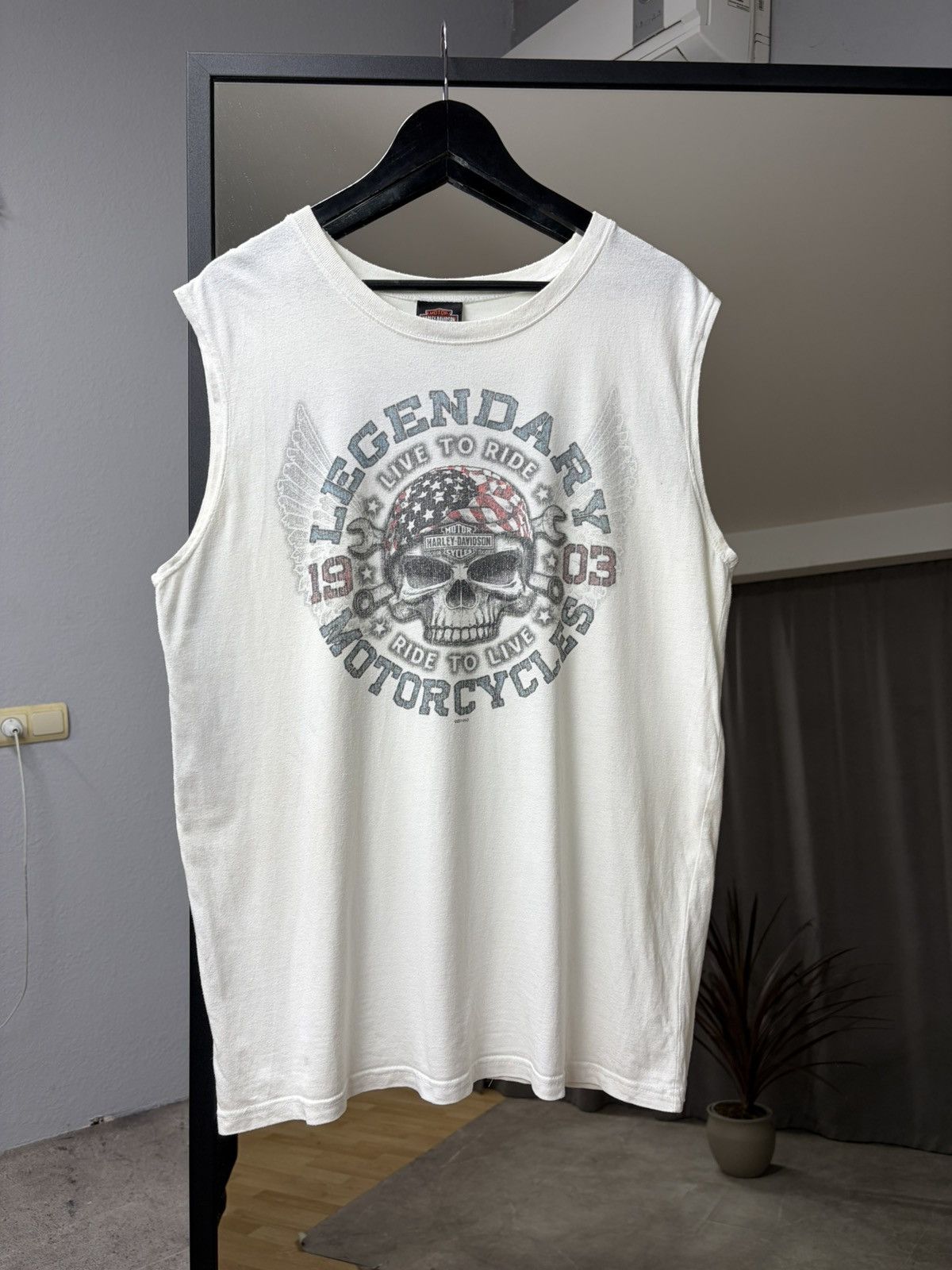Harley Davidson Harley-Davidson Long Sleeve Tee Biker Graphic 90s–Y2K Moto Size US L / EU 52-54 / 3 - 1 Thumbnail