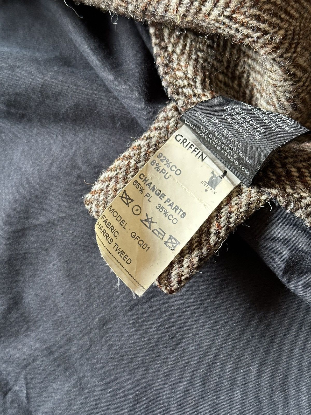 Harris Tweed 2000s Griffin Studio x Harris Tweet Racing Jacket Size US S / EU 44-46 / 1 - 12 Thumbnail