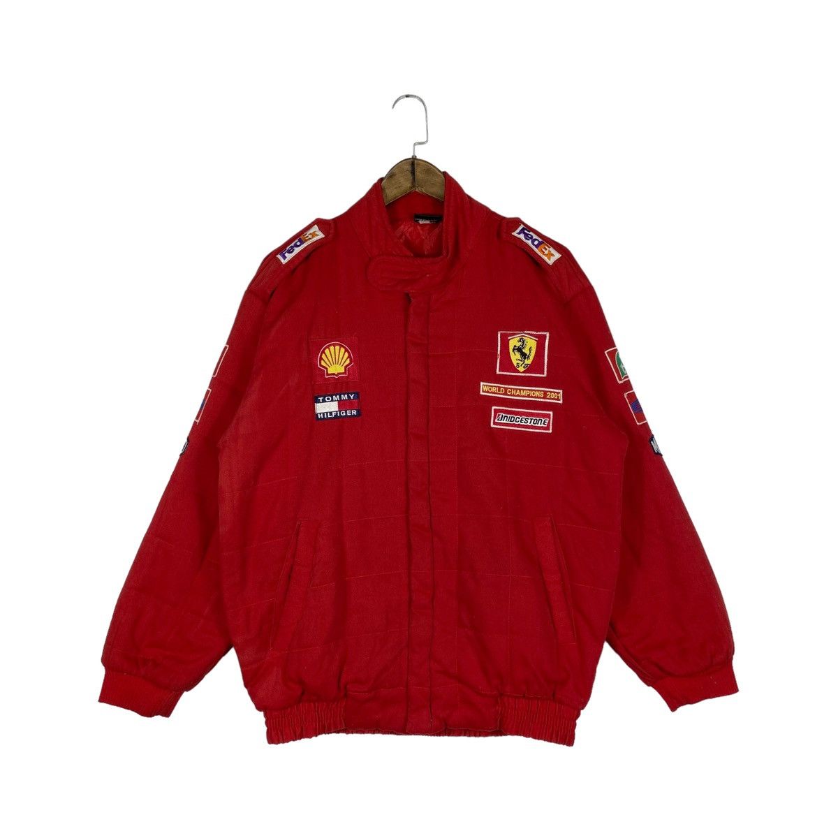 Ferrari × Vintage Vintage 1999 Ferrari Formula 1 Bomber Jacket Size US L / EU 52-54 / 3 - 1 Thumbnail