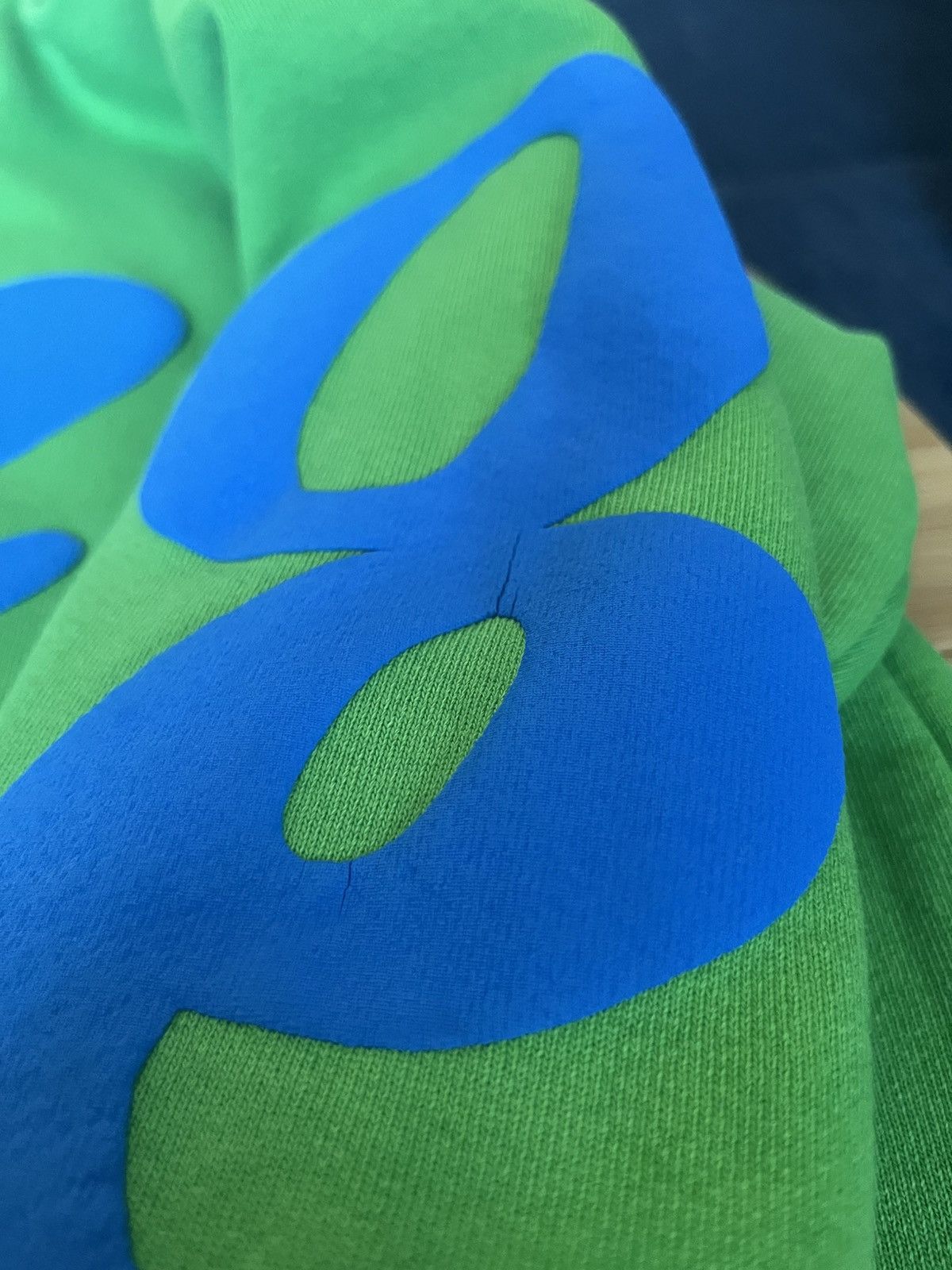 Video Store Apparel Video Store Hoodie - Green w Blue Puff Print Size US M / EU 48-50 / 2 - 6 Thumbnail