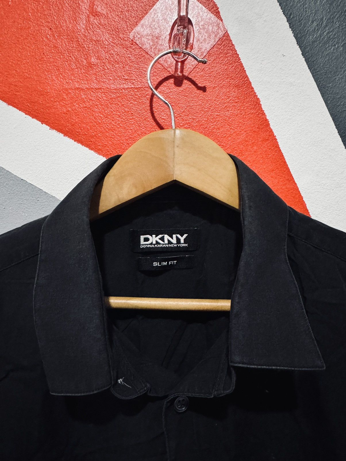 DKNY DKNY Slim Fit Button Shirt Size US XL / EU 56 / 4 - 4 Thumbnail