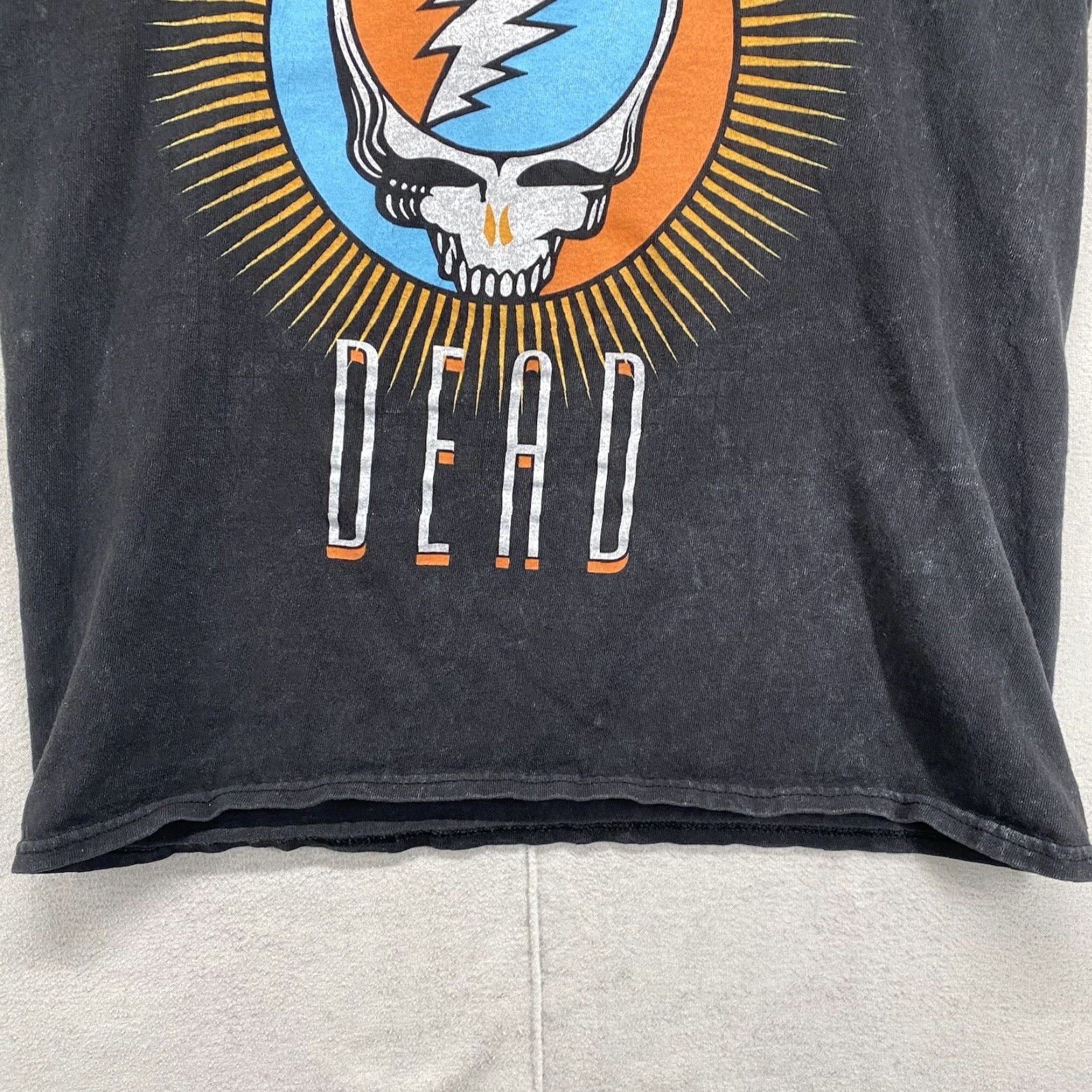 Logo 7 VINTAGE Grateful Dead Logo T-Shirt Short Sleeve Men’s Small Black Graphic Print All Seasons Size US S / EU 44-46 / 1 - 5 Thumbnail
