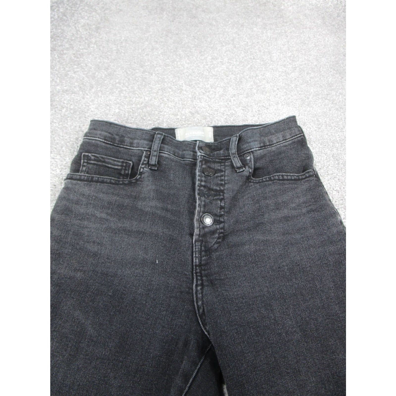 Everlane VINTAGE Everlane Womens Jeans Skinny High Rise Ankle Dark Gray Denim 28 Womens Size 28" / US 6 / IT 42 - 3 Thumbnail