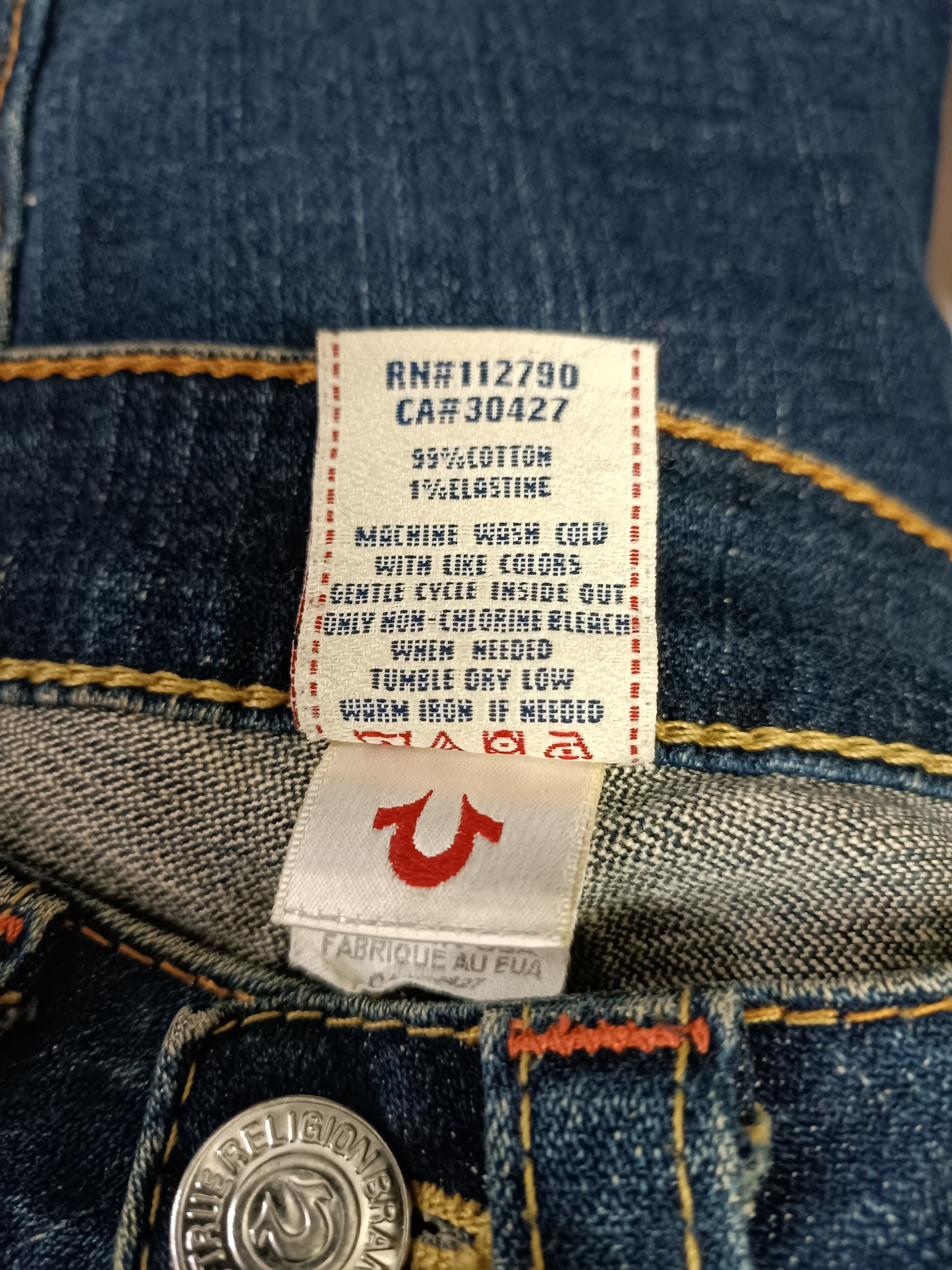 True Religion × Vintage VINTAGE TRUE RELIGION BILLY DISTRESSED DENIM TR023 Size 26" / US 2 / IT 38 - 17 Thumbnail