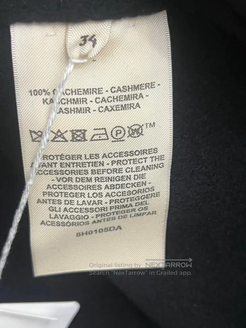 Hermes Hermes Black Cashmere Coat Size XXS / US 00 / IT 34 - 7 Thumbnail