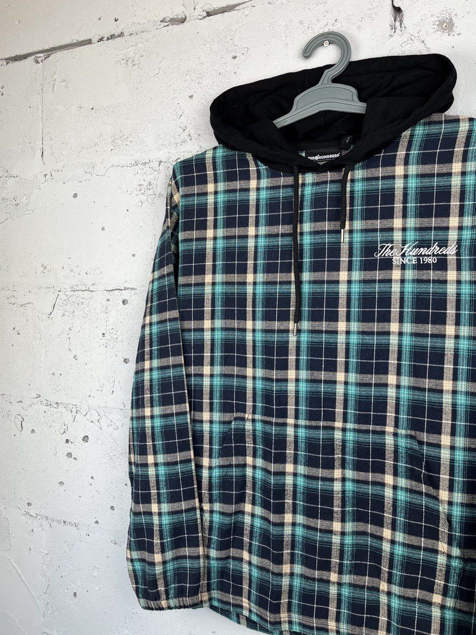 The Hundreds The Hundreds Plaid Logo Shirt Hoodie Flannel Size US M / EU 48-50 / 2 - 2 Thumbnail