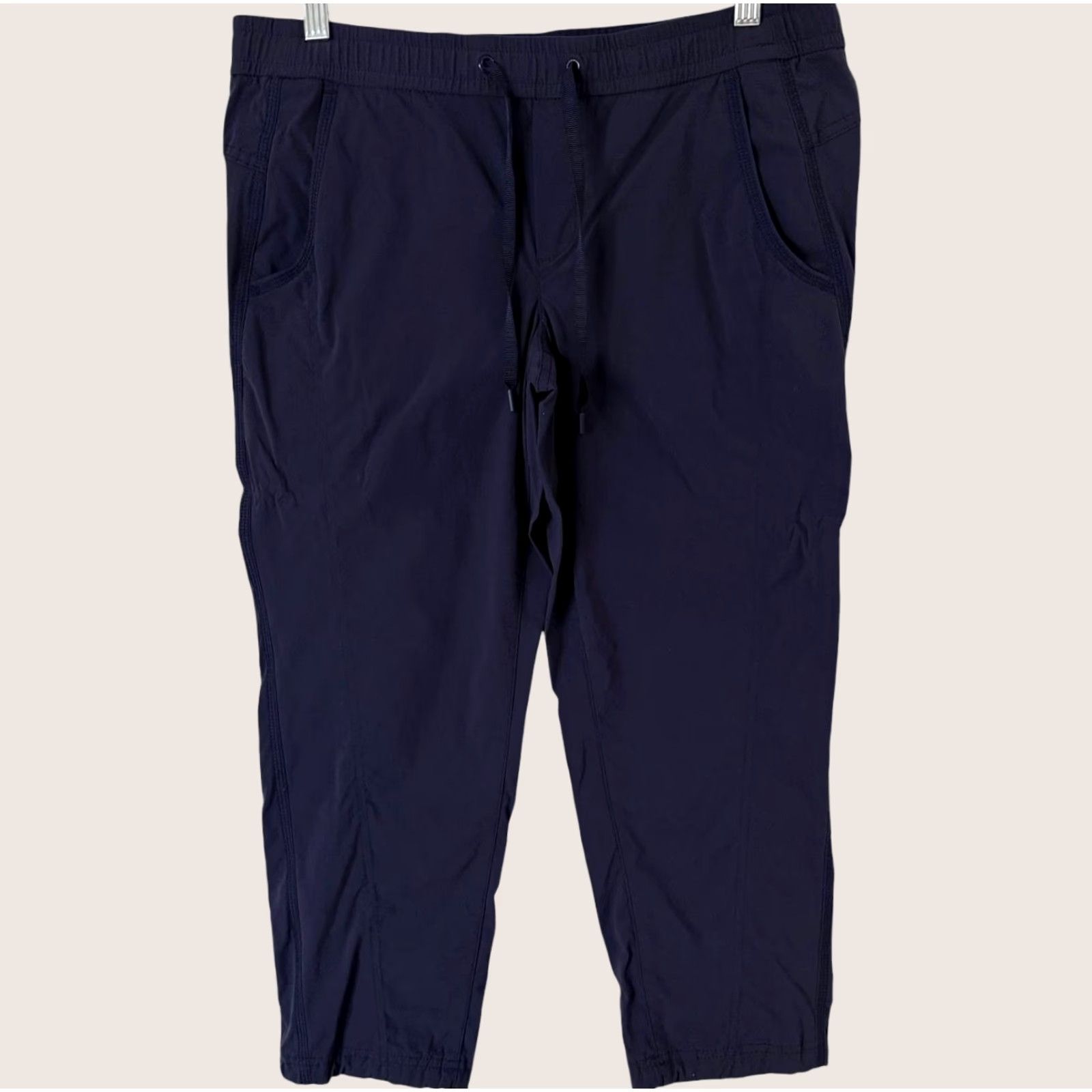 Eddie Bauer Eddie Bauer Travex Rainier Capri Pants Blue Women's Small Hiking Travel Outdoors Pants Capri Size 28" / US 6 / IT 42 - 1 Thumbnail