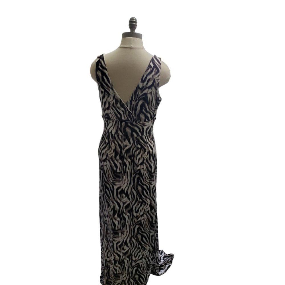 Jennifer Lopez Ct325 Jennifer Lopez Animal Print Maxi Dress L Size L / US 10 / IT 46 - 7 Thumbnail