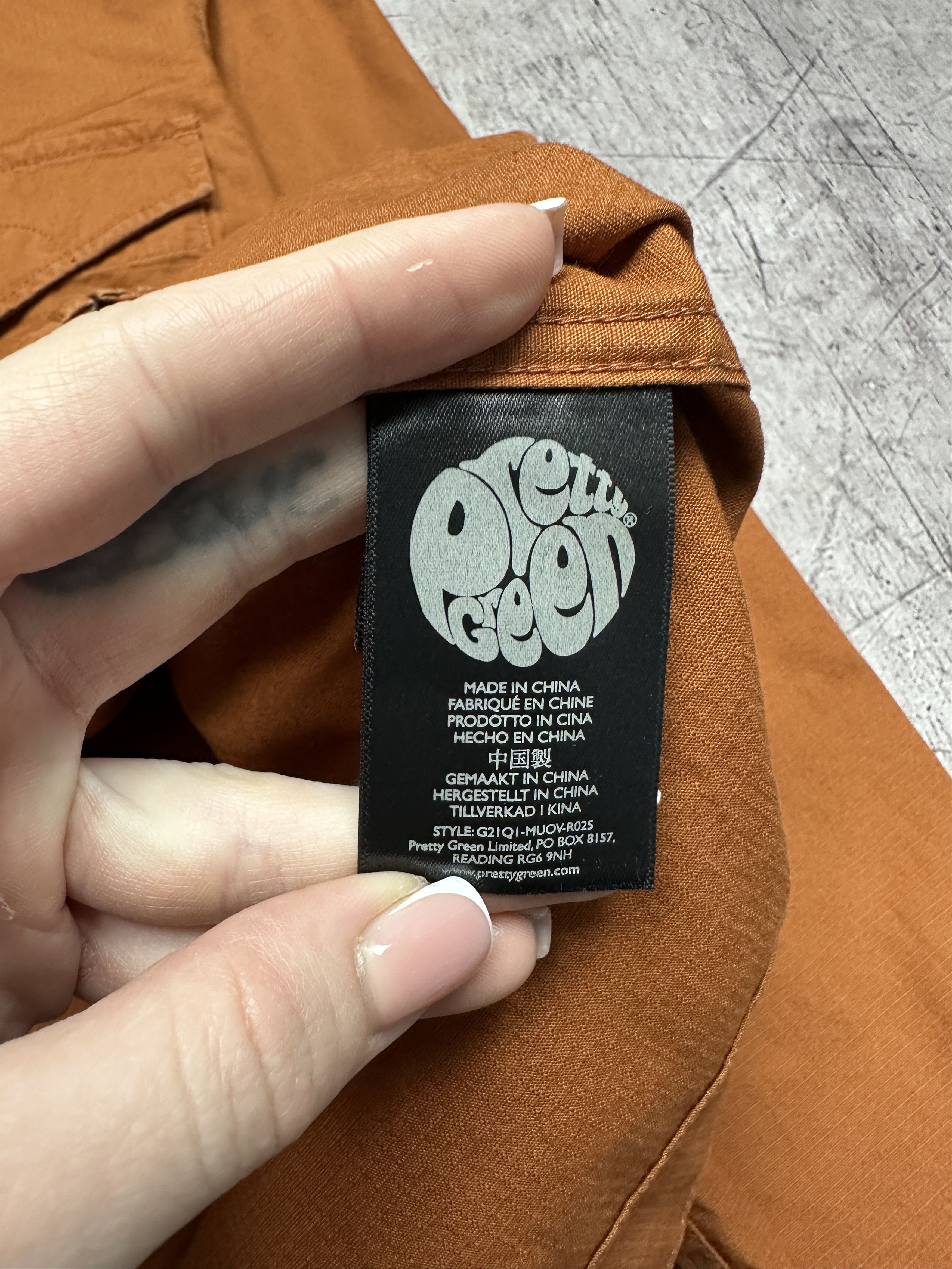 Pretty Green Pretty Green Mens Field Overshirt Jacket Size US L / EU 52-54 / 3 - 4 Thumbnail
