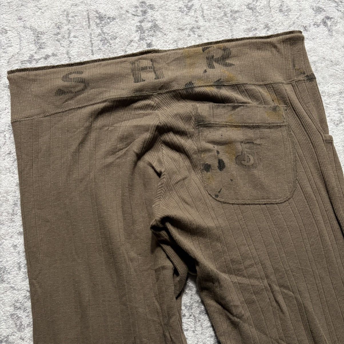 Share Spirit Homme Share Spirit Homme Ribbed Cotton Military Flared Sweatpants Size US 36 / EU 52 - 9 Thumbnail