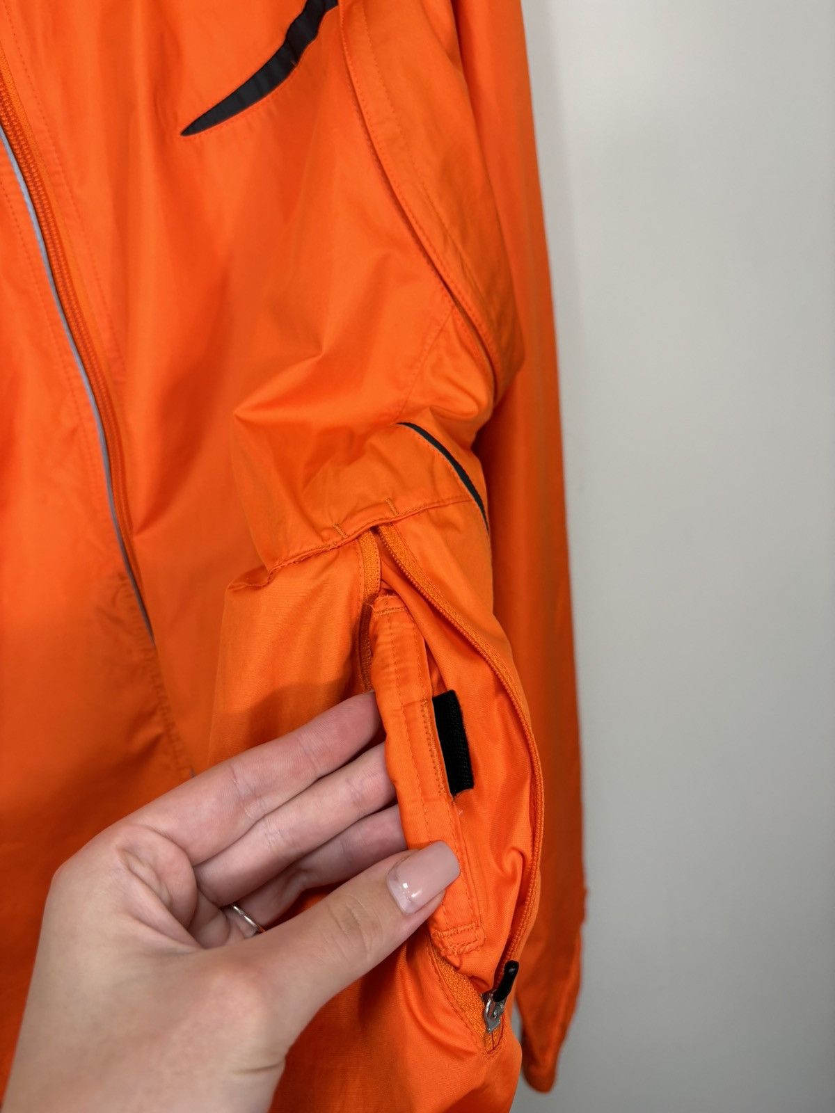 Nike Vintage Nike Y2K Zip Orange Hype Transformer Jacket Size US XL / EU 56 / 4 - 10 Thumbnail