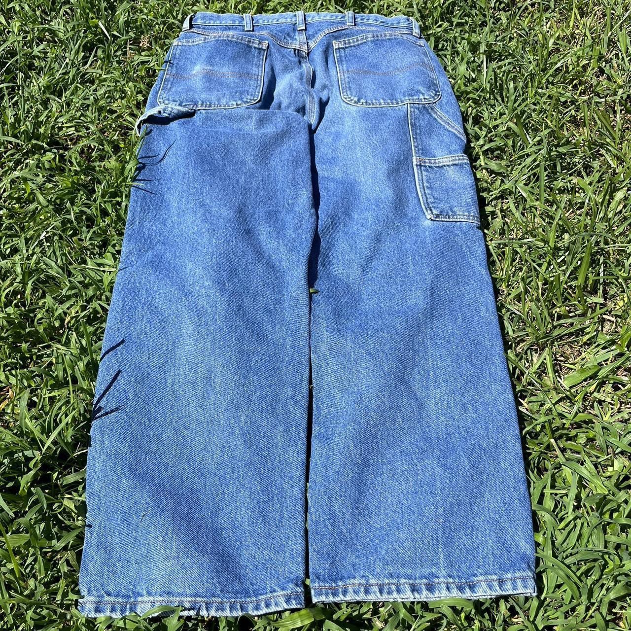 Levi's Vintage Clothing Rustler Carpenter Jeans 34x30 Y2K Baggy Levi’s Sister Brand Size US 34 / EU 50 - 3 Thumbnail