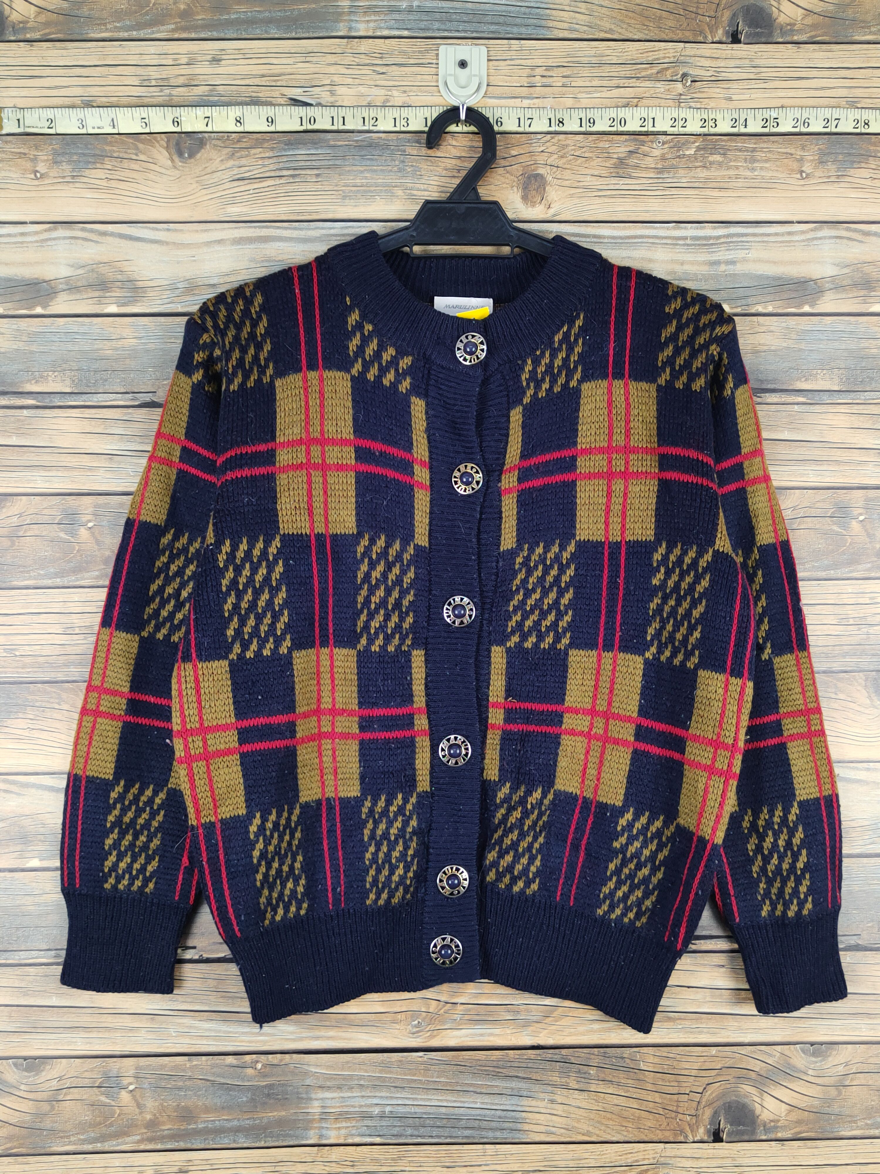 Homespun Knitwear × Japanese Brand Marulinne Navy Knitwear Cardigan #W1344 Size S / US 4 / IT 40 - 1 Thumbnail