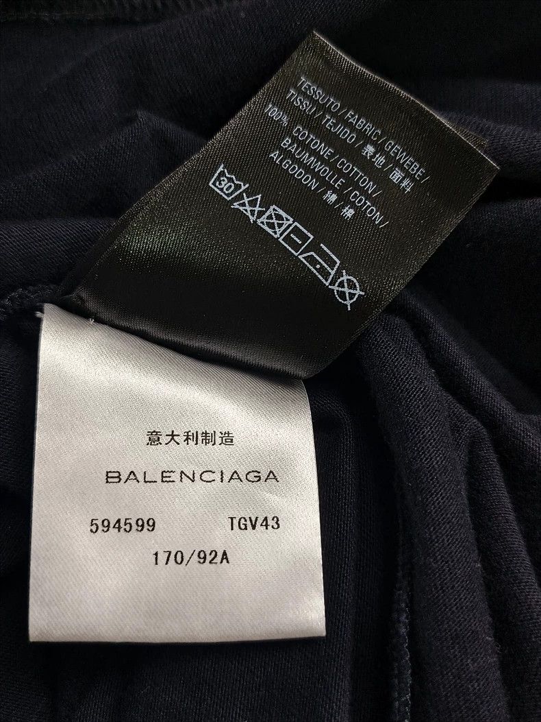 Balenciaga Balenciaga Monogrammed logo printed black short sleeves 250 Size US L / EU 52-54 / 3 - 5 Thumbnail