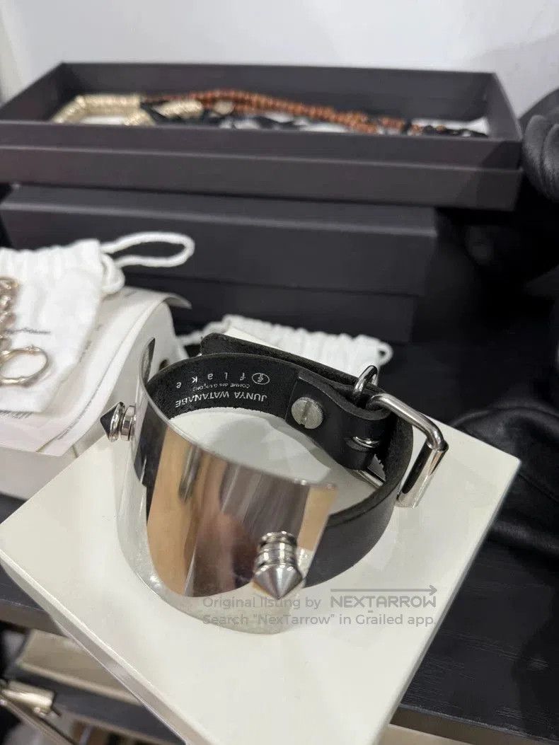 Junya Watanabe Junya Watanabe Studded Punk Leather Bracelet. Size ONE SIZE - 4 Thumbnail
