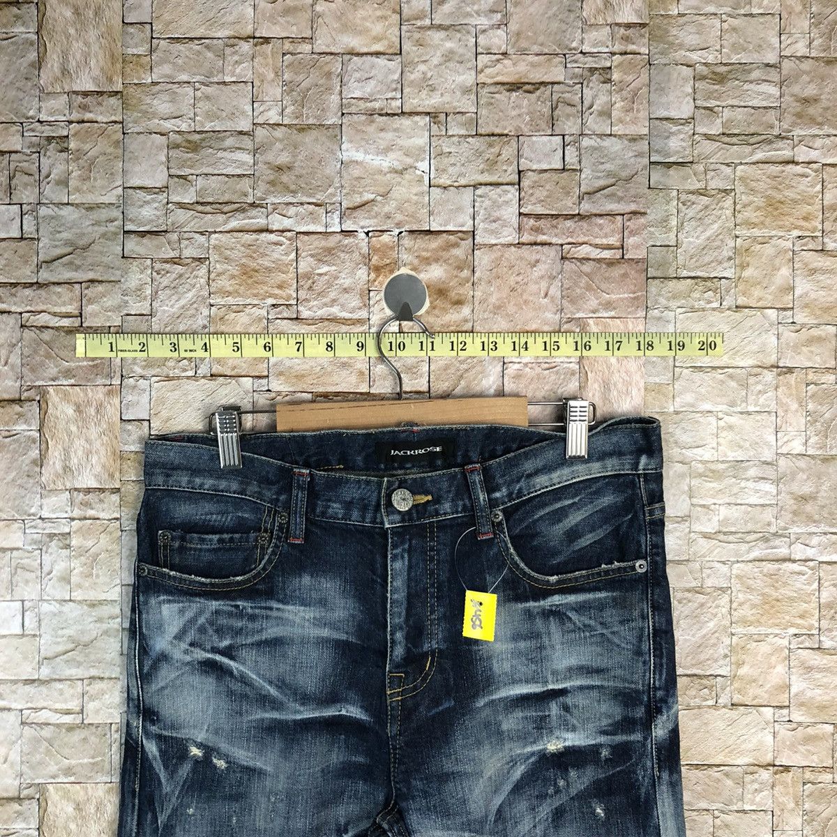 Japanese Brand Jack Rose Blue faded Denim Pants #A456 Size US 31 - 4 Thumbnail