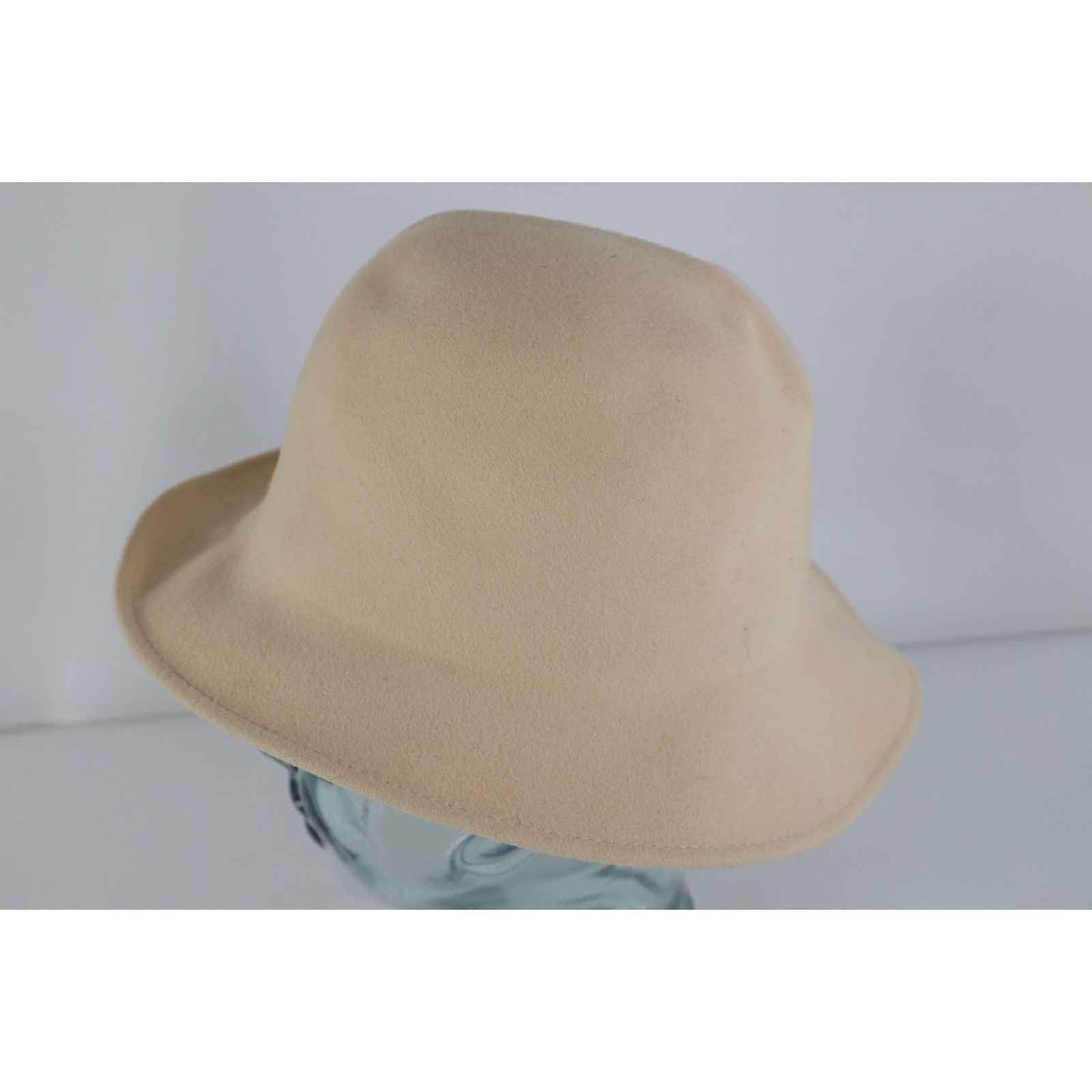 Vintage Vintage 60s Madcaps Blank Floppy Wide Brim Wool Felt Hat Cap Size ONE SIZE - 2 Thumbnail