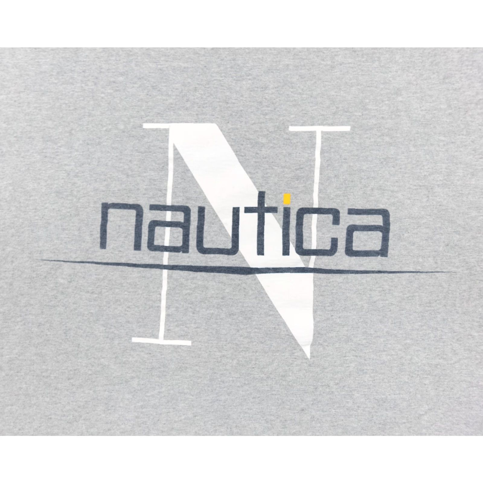Nautica VINTAGE Nautica Shirt Adult Small Oversized Gray Short Sleeve Crew Neck Logo Tee Unisex All Seasons 90s Mens Womens Size US S / EU 44-46 / 1 - 2 Thumbnail