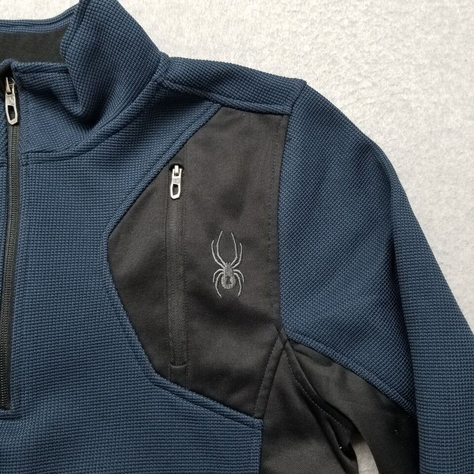 Spyder Spyder Jacket Womens Small Blue Pockets Zip Logo Pullover Size S / US 4 / IT 40 - 3 Thumbnail