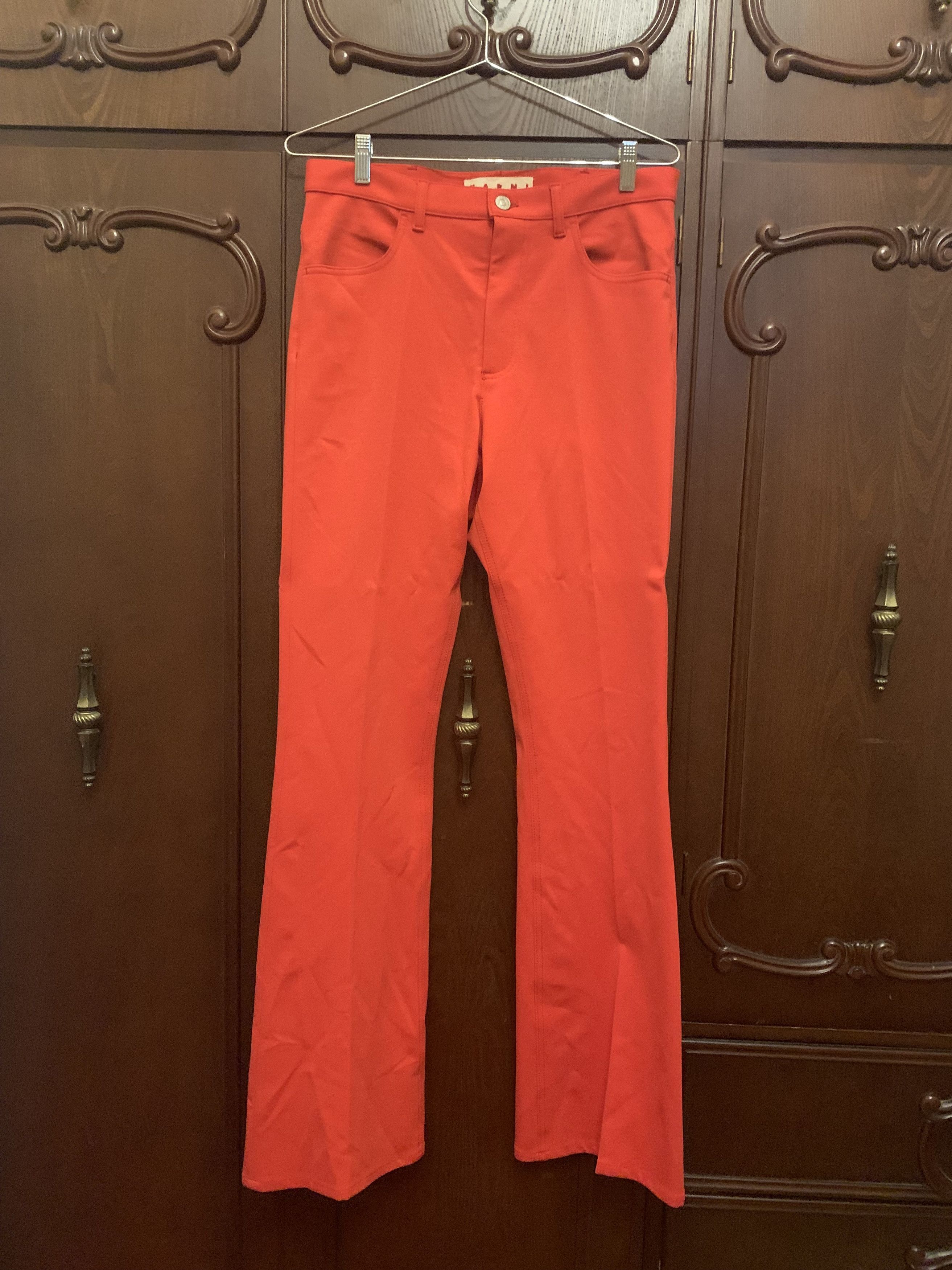 Marni pressed-crease flared trousers Size 34R - 1 Thumbnail