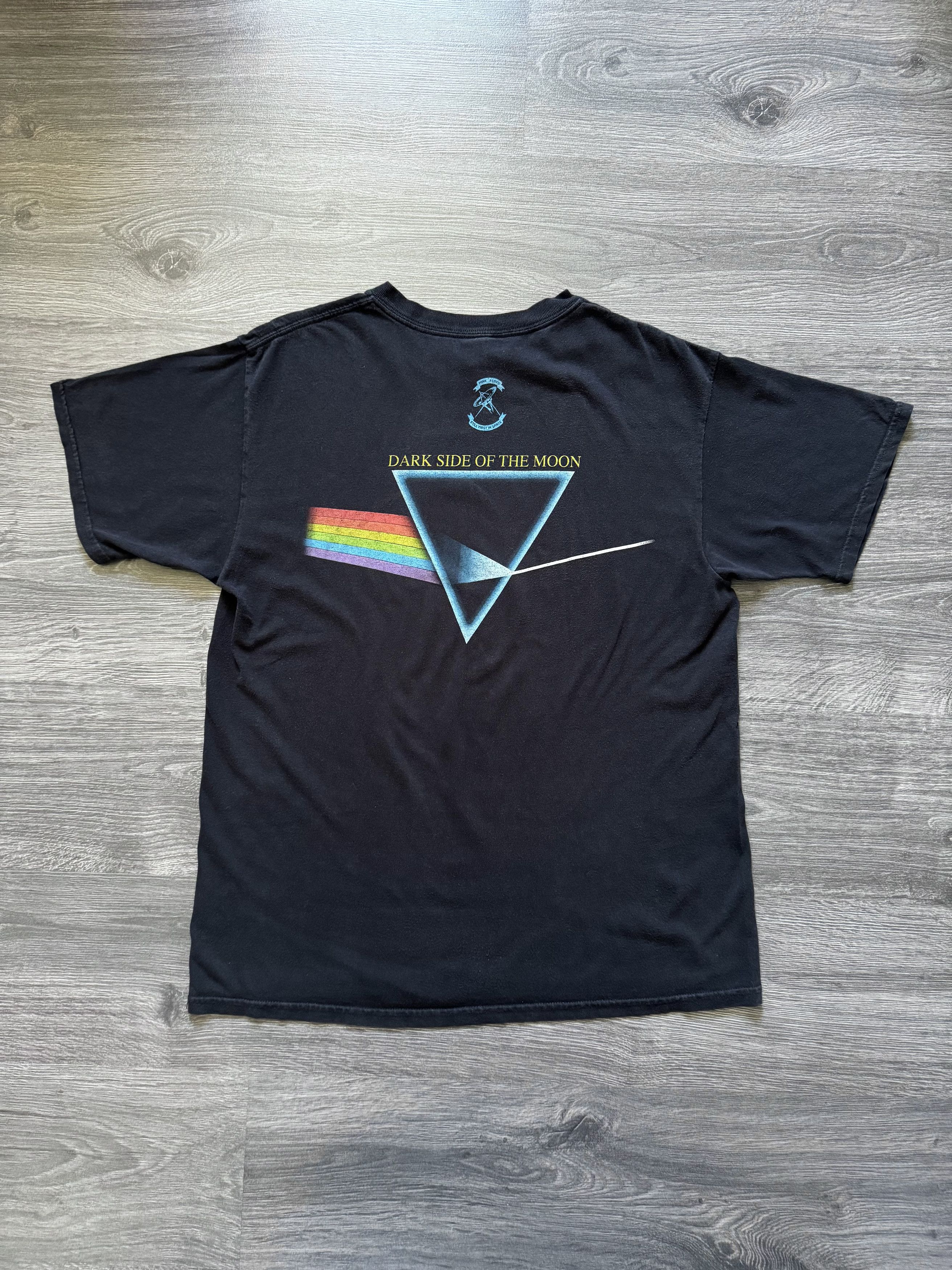 Pink Floyd Vintage 90s Pink Floyd Dark Side of the Moon T-shirt Size US L / EU 52-54 / 3 - 2 Thumbnail