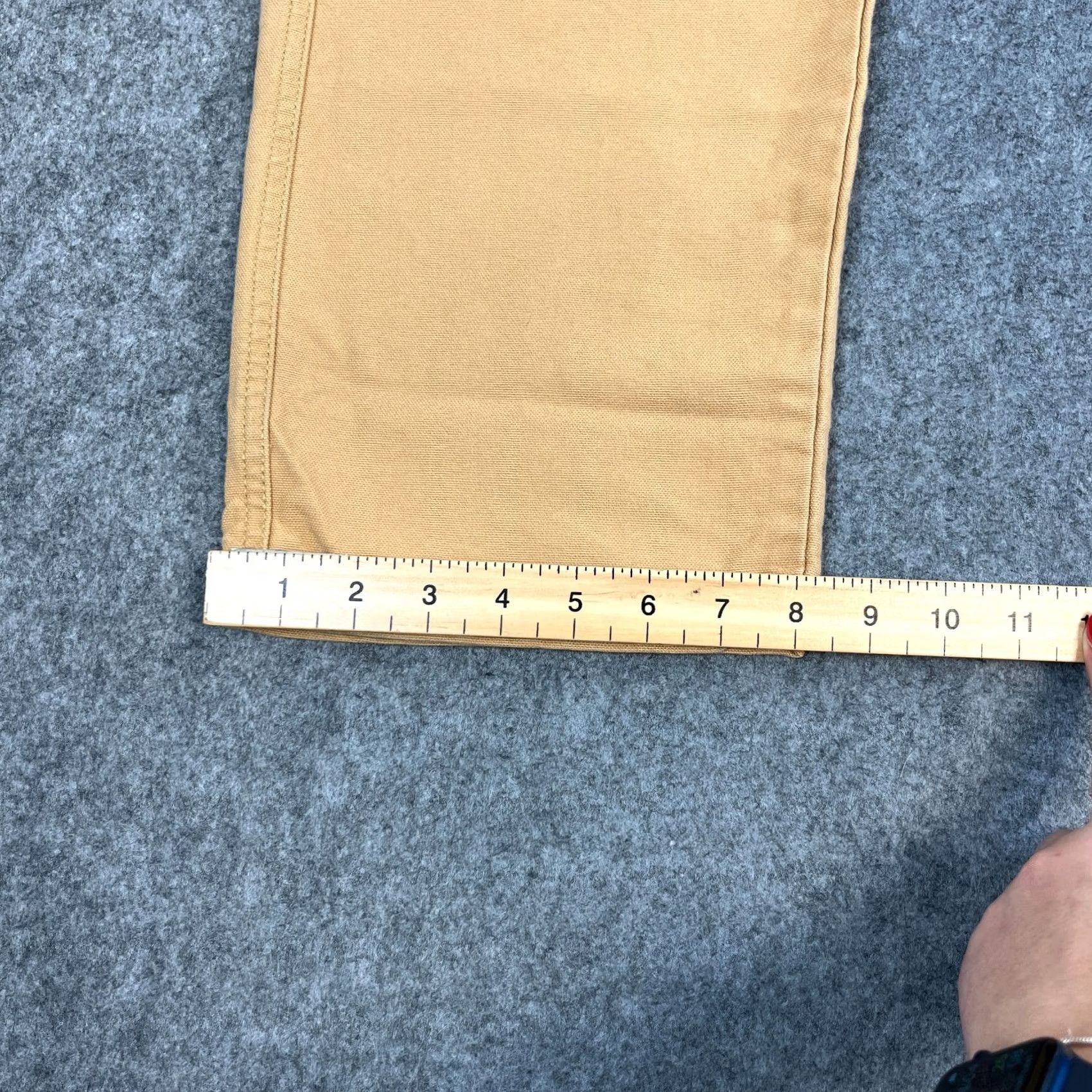Vintage Animal Men Cargo Jeans Relaxed 30 30 Beige Carpenter Vintage Y2K 00s Jeans Mens Cargo Pocket 5-Pocket Straight Denim Canvas Relaxed Fit Trousers Beige Size US 30 / EU 46 - 3 Thumbnail
