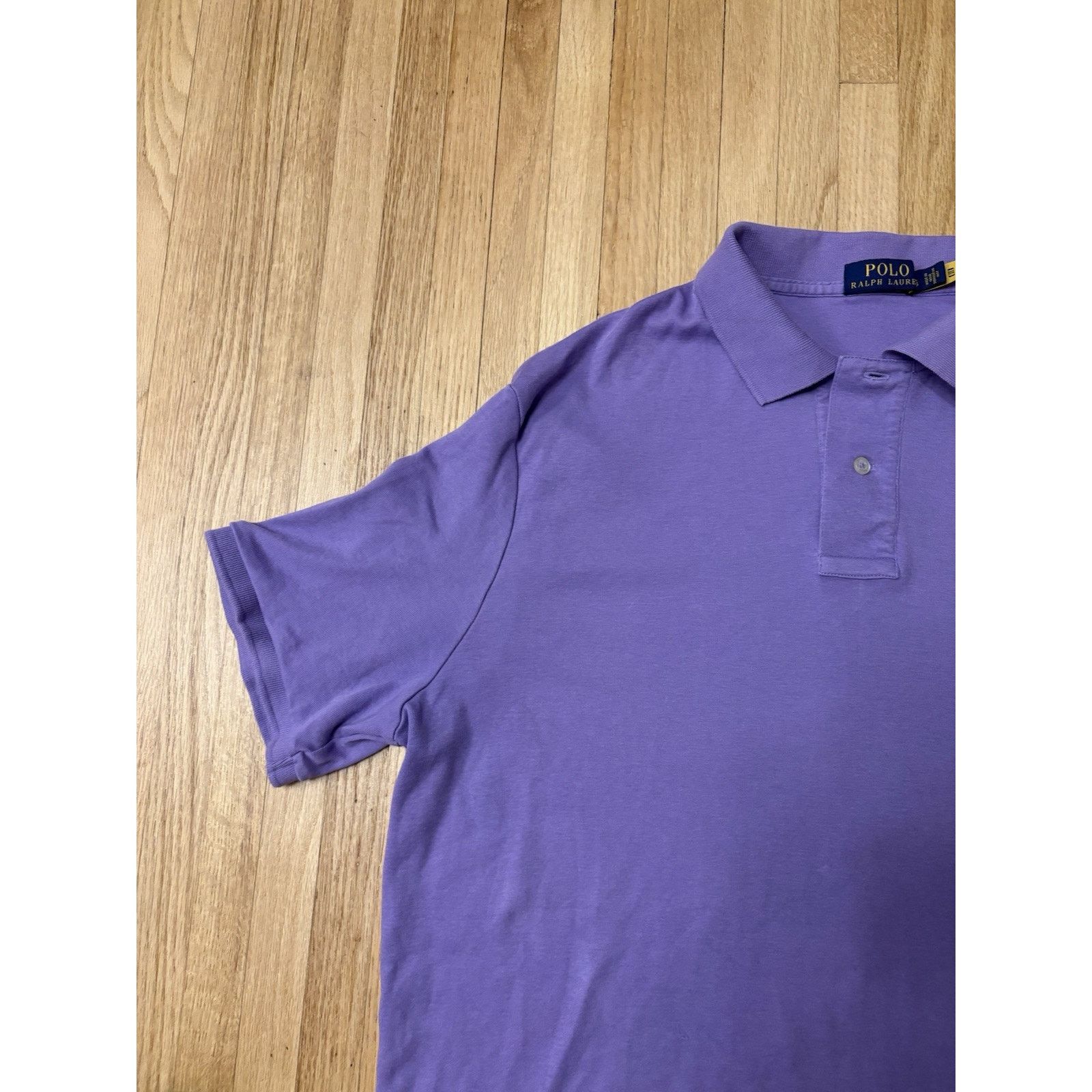 Polo Ralph Lauren Polo Ralph Lauren Purple Men’s Short Sleeve Polo Sz Large Size US L / EU 52-54 / 3 - 3 Thumbnail