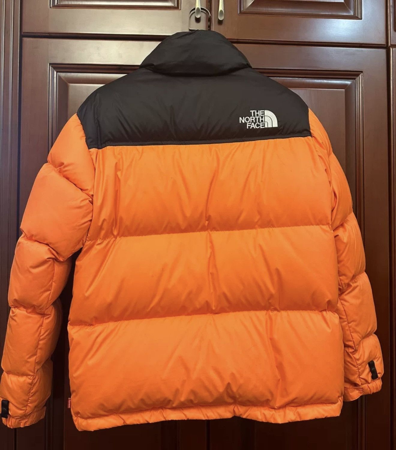 Supreme × The North Face Supreme tnf the north face leaves orange nuptse Jacket Size US M / EU 48-50 / 2 - 2 Thumbnail