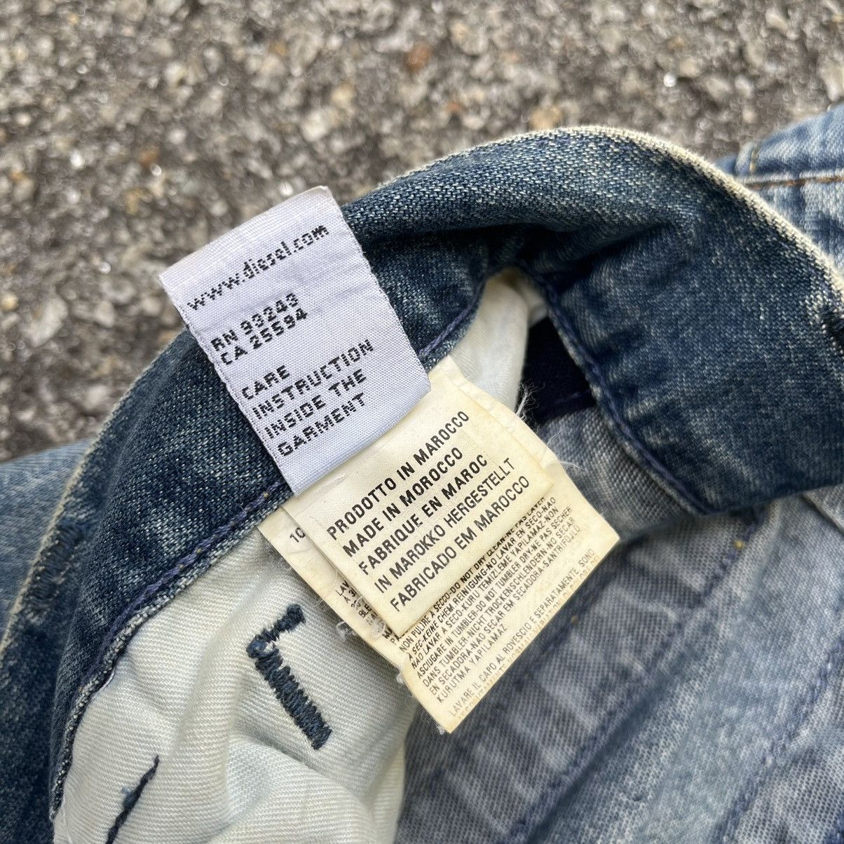 Diesel Diesel D Denim Snake Design Straight Fit Jeans Size US 29 - 9 Thumbnail