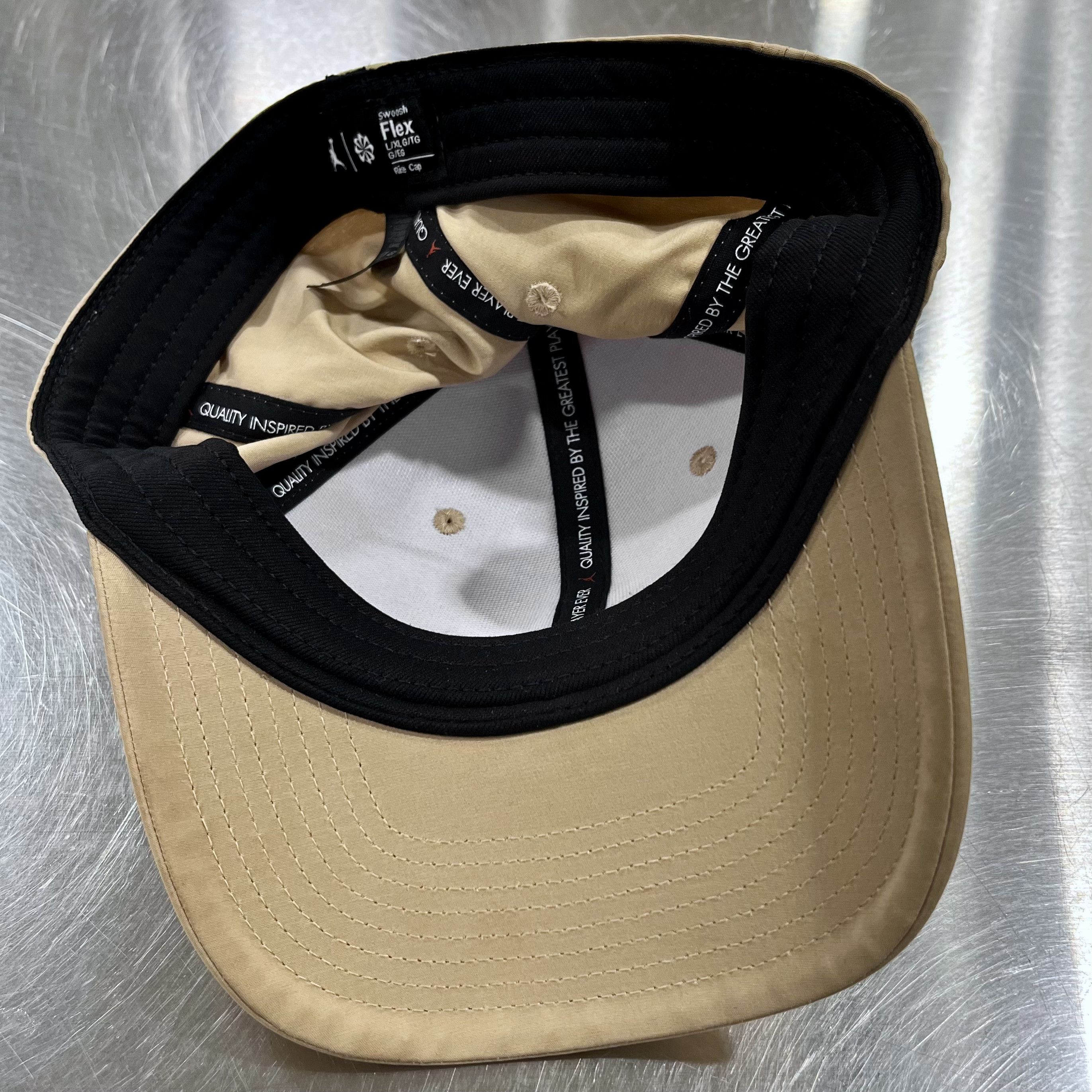 Jordan Brand × Nike Nike Jordan Jumpman Logo Patch Rise Cap Flex Fitted Hat L/XL Size ONE SIZE - 4 Thumbnail
