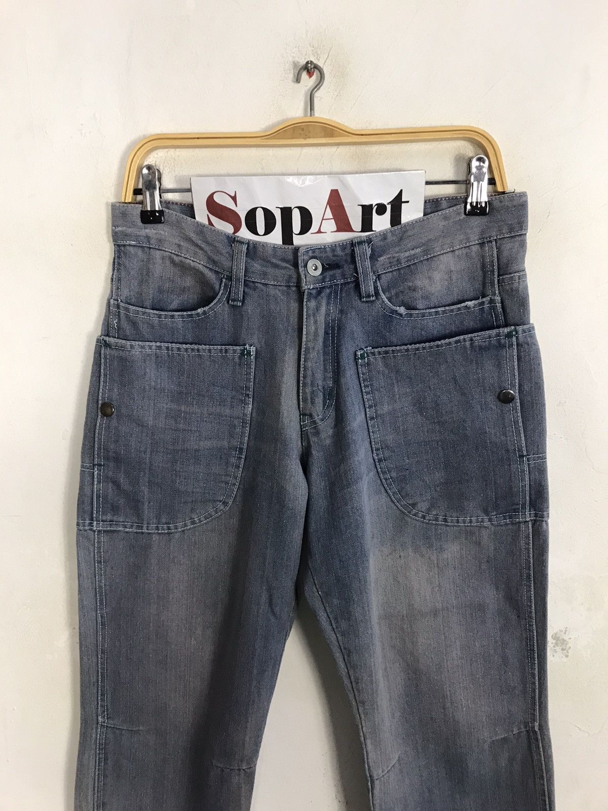 Japanese Brand × Vintage Vintage Japanese Brand Zipper Denim Short Size US 31 - 3 Thumbnail