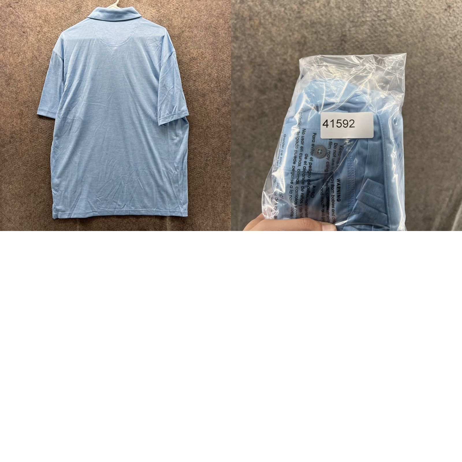 Vintage VINTAGE Oxford America Polo Shirt Mens L Blue Solid Quail Ridge Logo Golf Casual Size US L / EU 52-54 / 3 - 8 Thumbnail