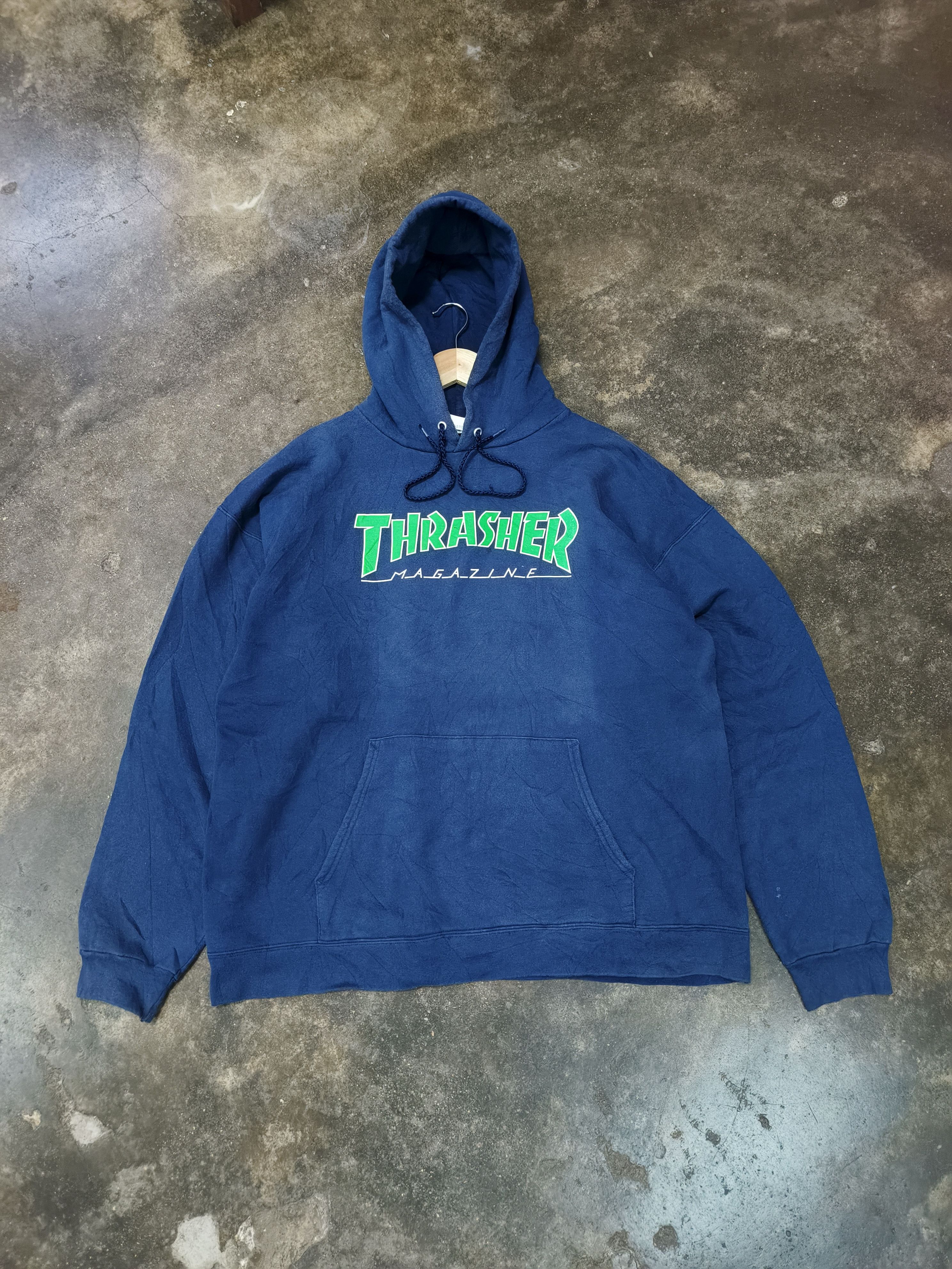 Thrasher VTG THRASHER MAGAZINE BIG LOGO HOODIE Size US L / EU 52-54 / 3 - 1 Thumbnail