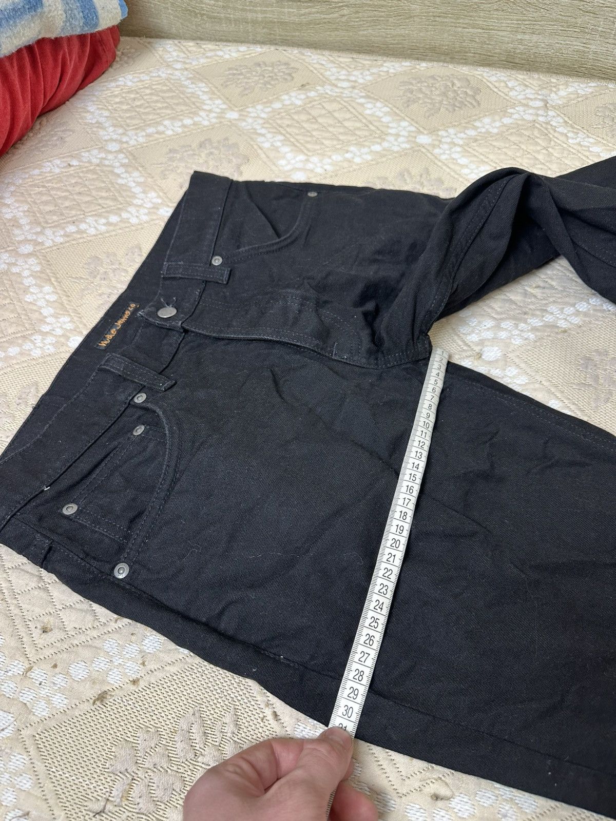 Nudie Jeans 🔥 Nudie Jeans Solid Denim Jeans Pants Trousers Black 33x32 Size US 33 - 10 Thumbnail