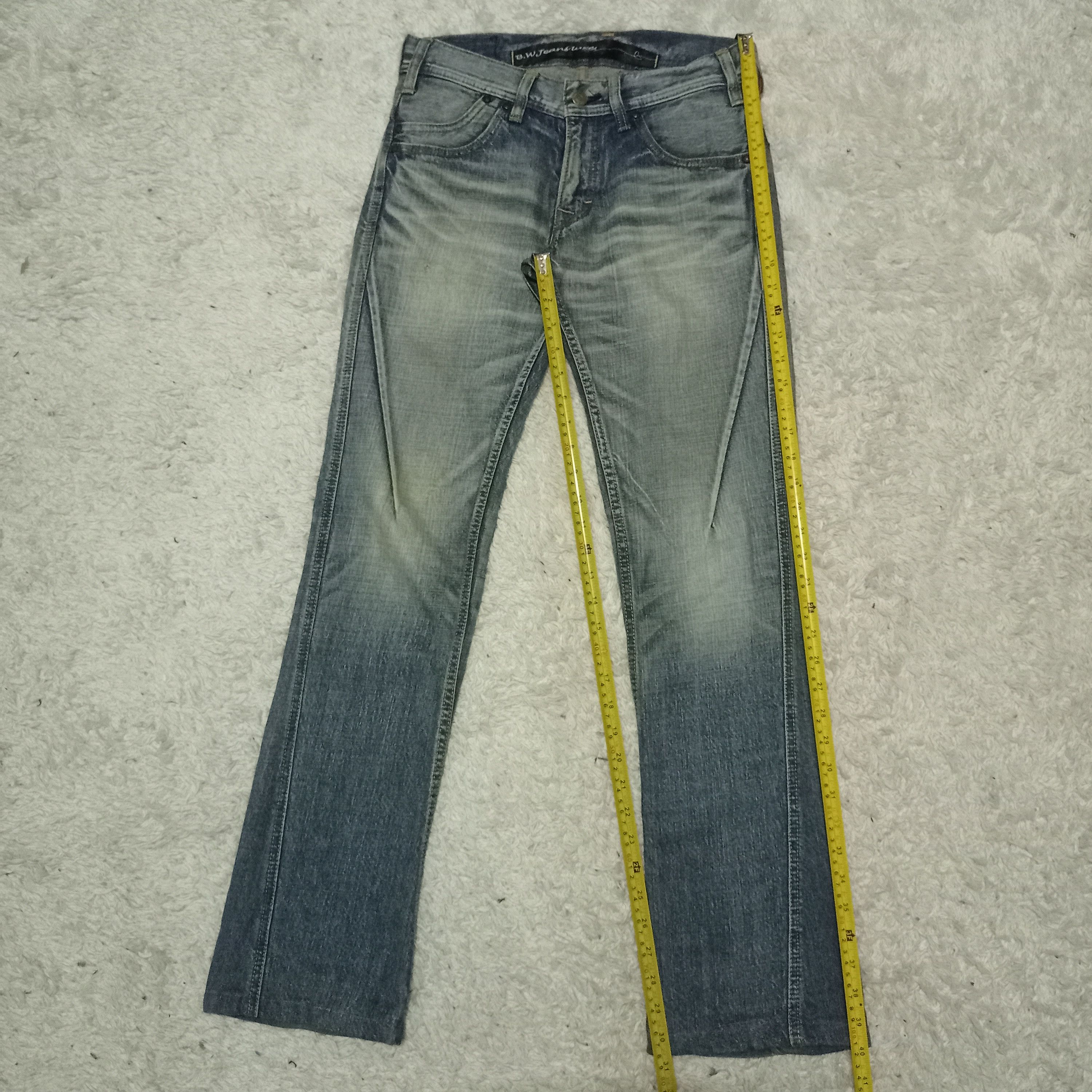 Japanese Brand Vintage Japanese BLUE WAY Distressed Flare Jeans Size US 30 / EU 46 - 9 Thumbnail