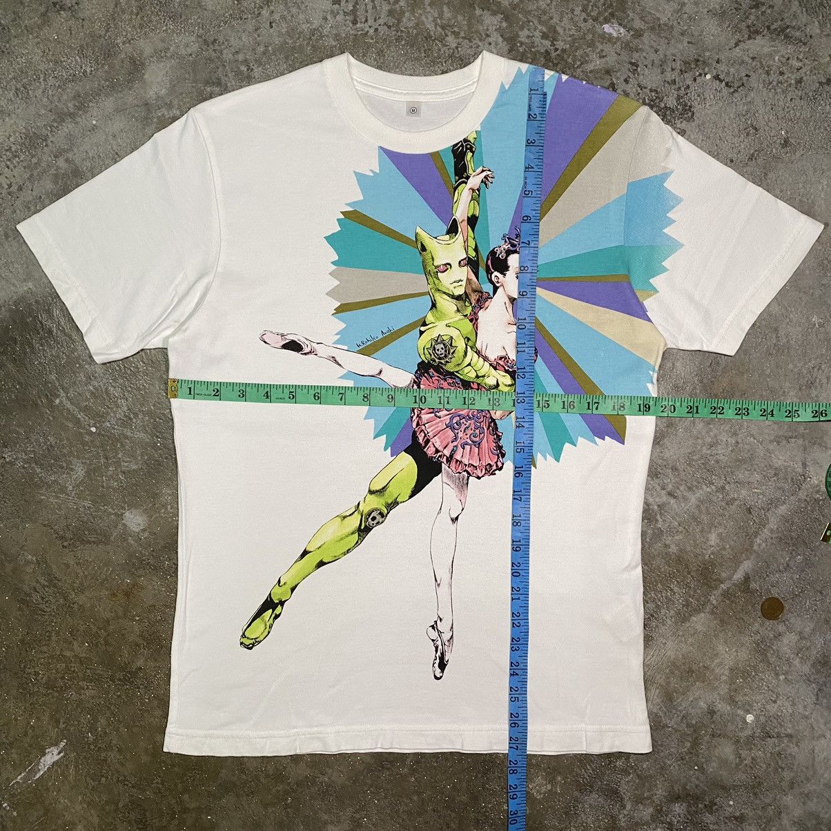 Anime JoJo’s Bizarre Adventure Killer Queen T Shirt Hirohiko Araki Size US M / EU 48-50 / 2 - 8 Thumbnail