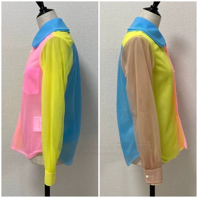 Comme des Garcons Comme Des Garcons Three-layer Perspective Round Neck Shirt Size XS / US 0-2 / IT 36-38 - 4 Thumbnail